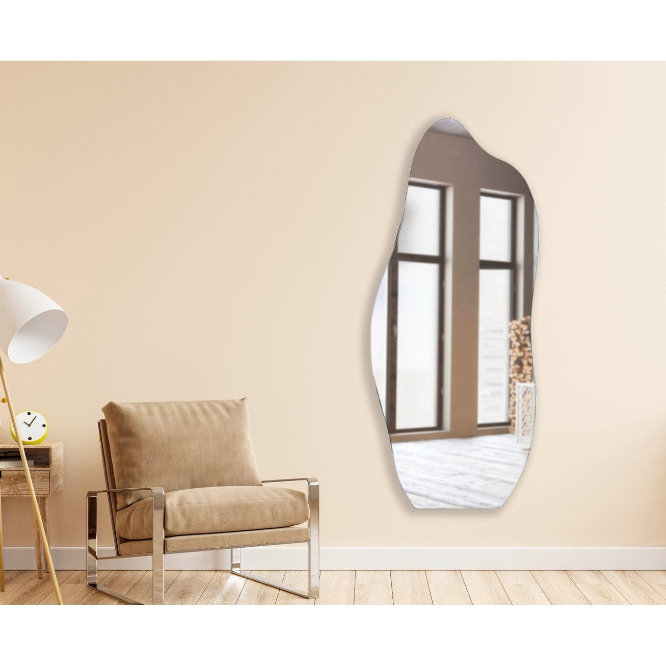 ALYA Asymmetrical Mirror , Decorative Irregular Mirror