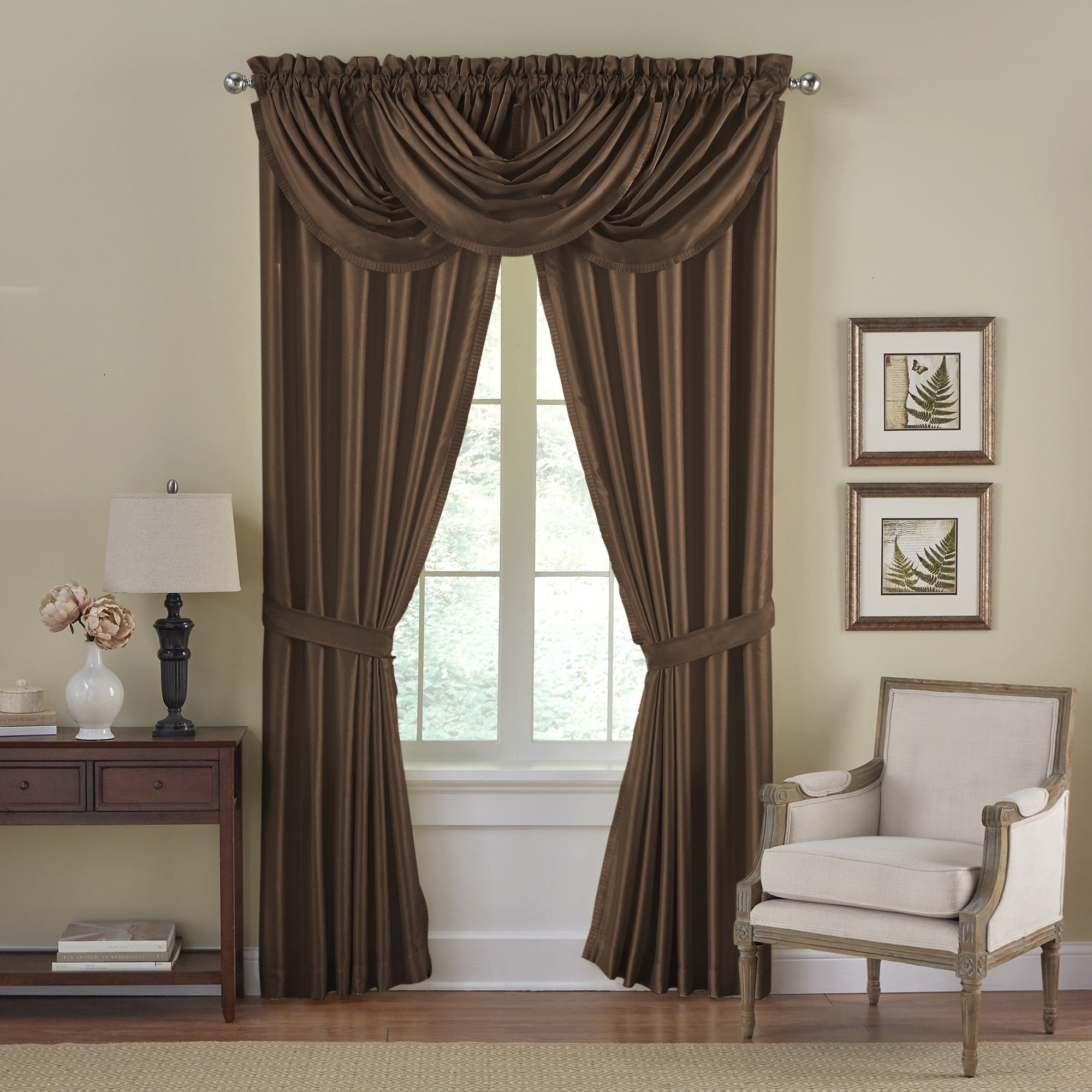 Elrene Versailles Pleated Blackout Curtain Panel