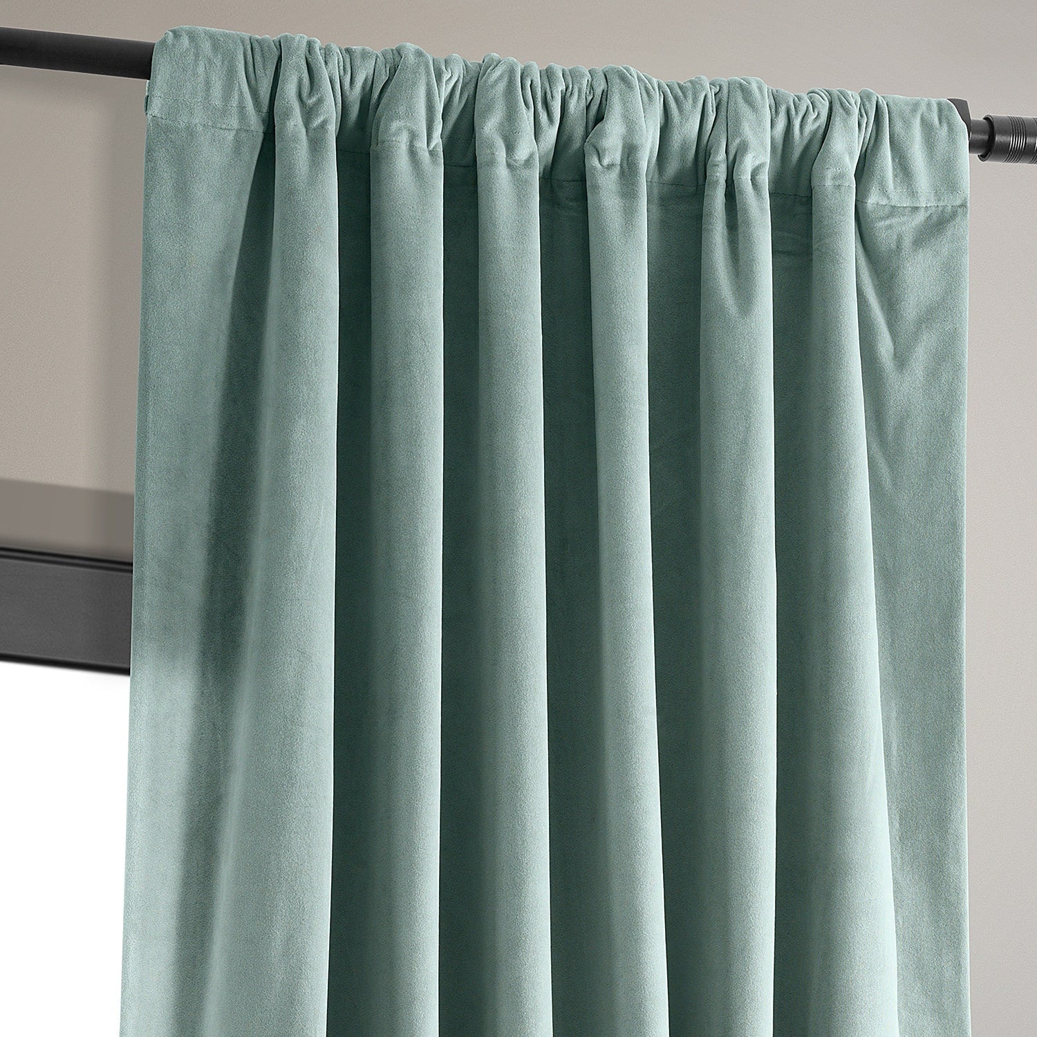 Exclusive Fabrics Signature Blackout Velvet Curtain (1 Panel)