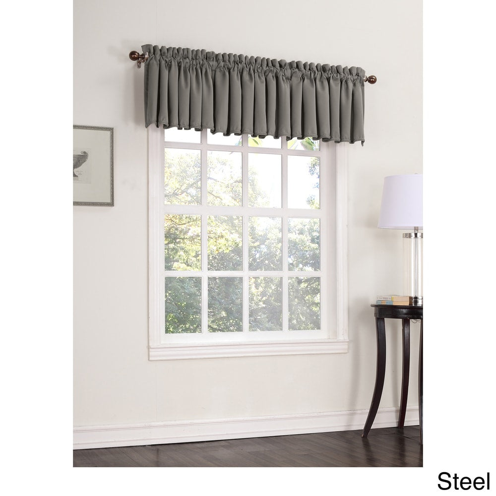 Porch & Den Inez Room Darkening Window Valance - 54 x 18