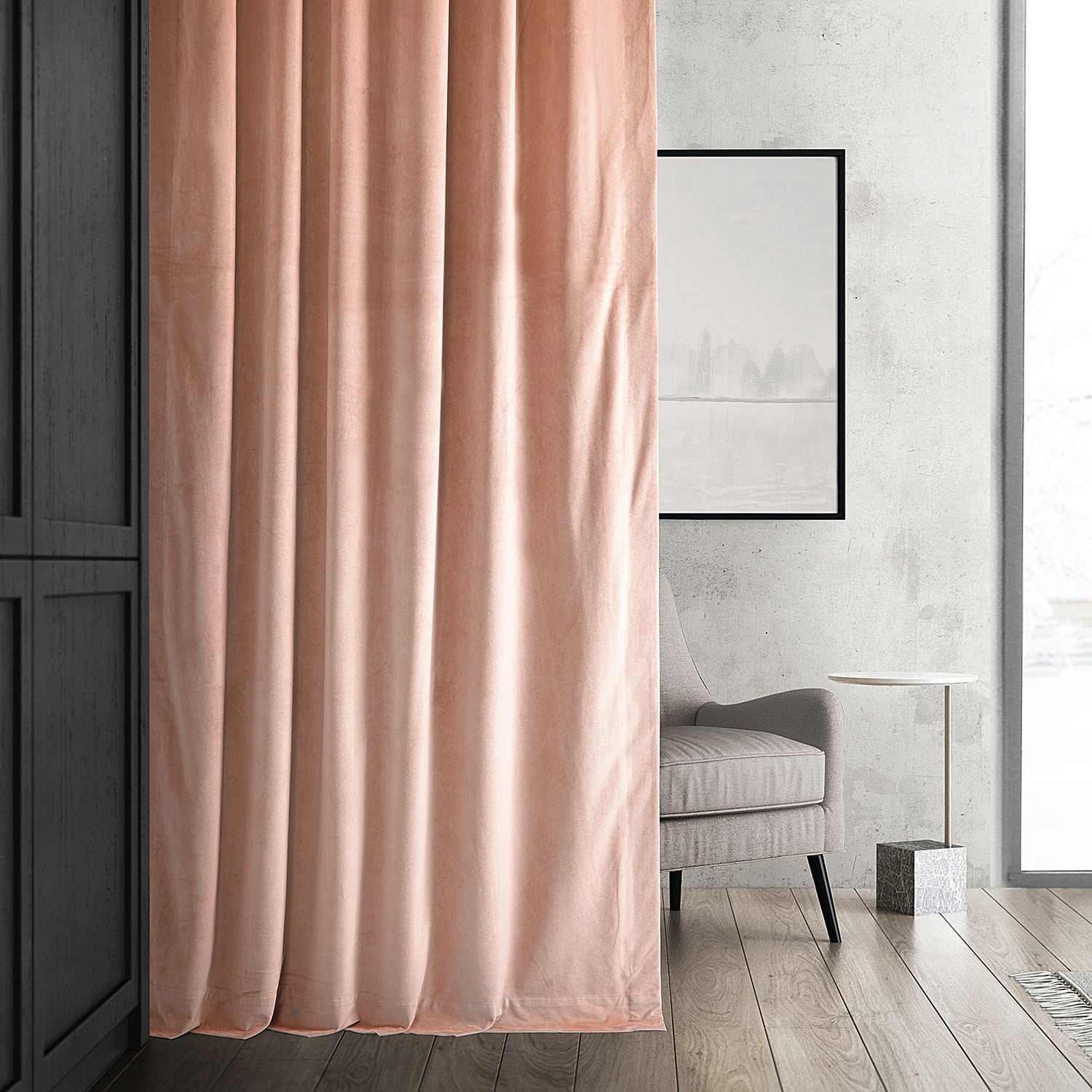 Exclusive Fabrics Signature Blackout Velvet Curtain (1 Panel)