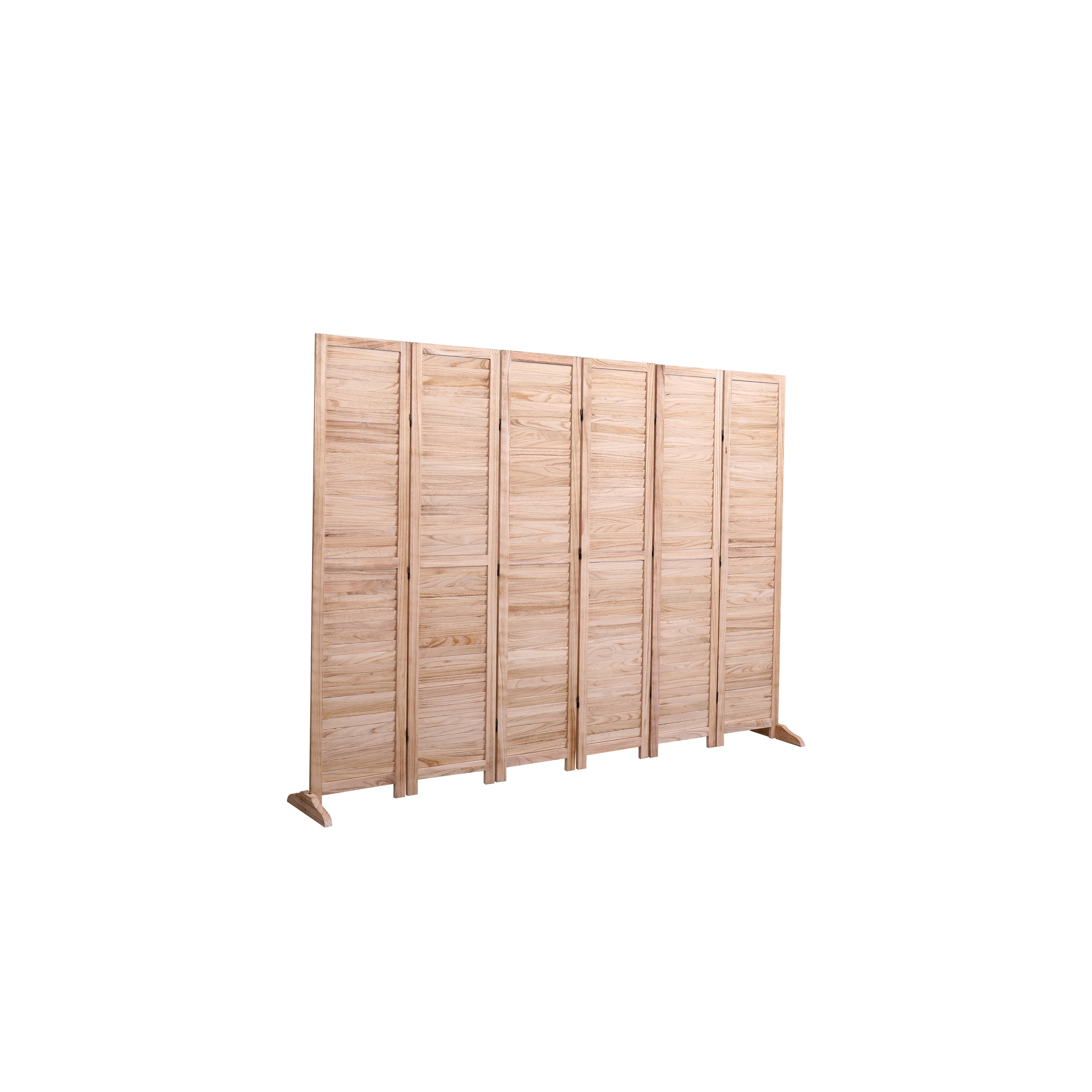 65'' H Solid Wood Folding Room Divider