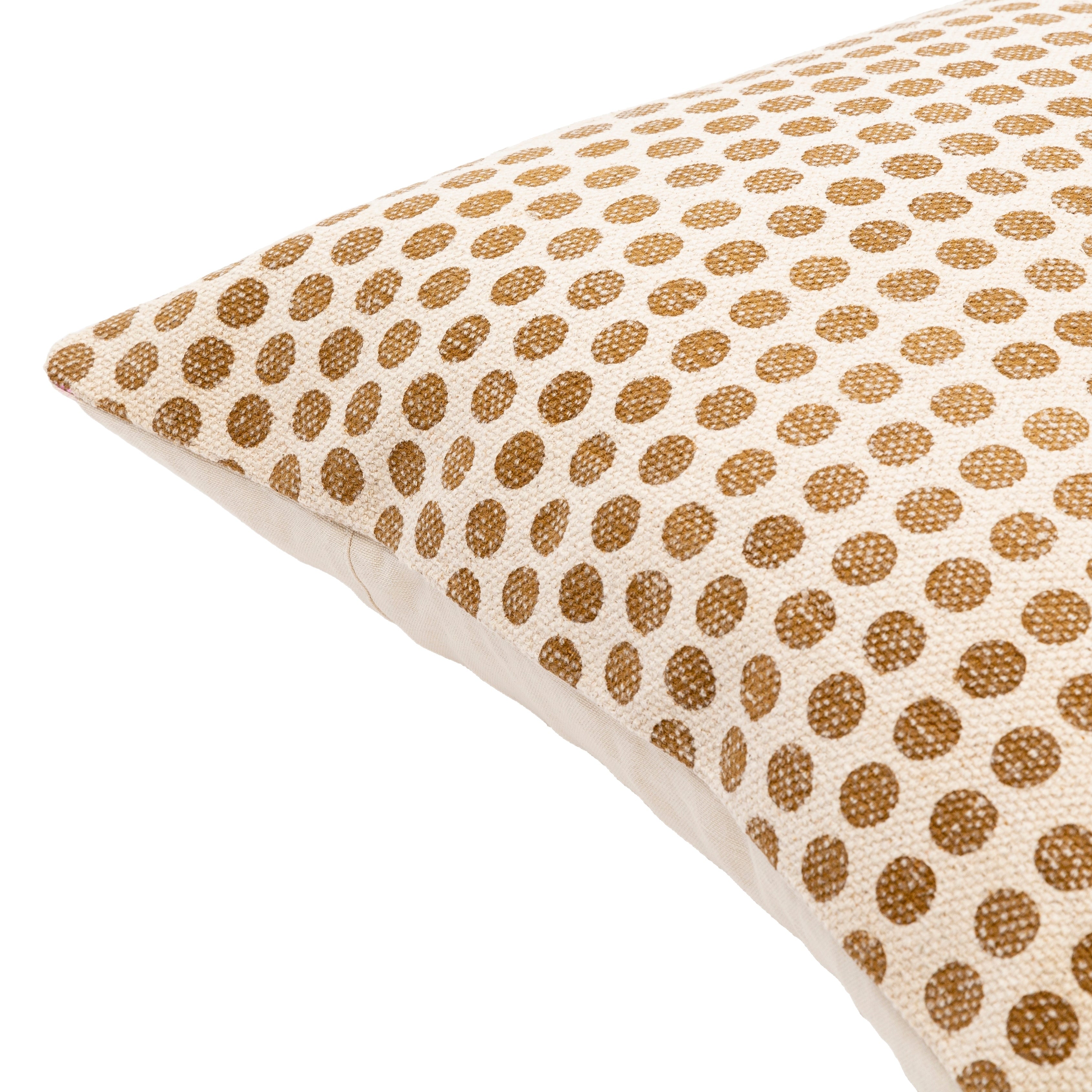 Faizah Block Print Dotted Cotton Throw Pillow