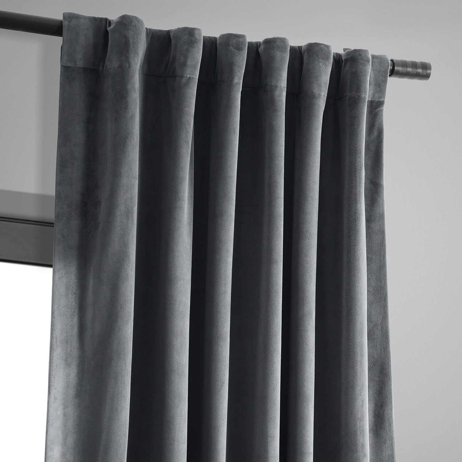 Exclusive Fabrics Signature Blackout Velvet Curtain (1 Panel)