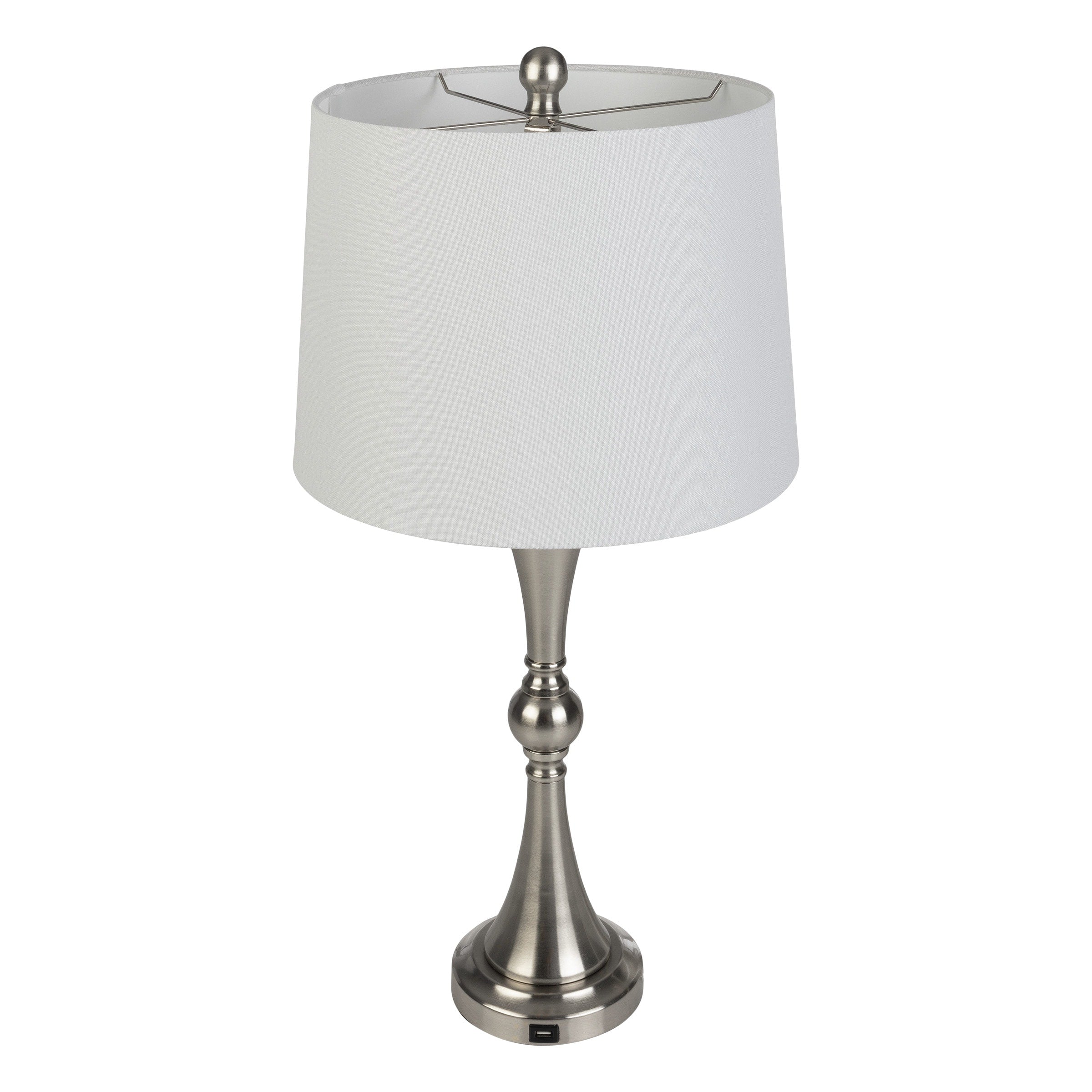 Lavish Home Table Lamps Set with USB Ports