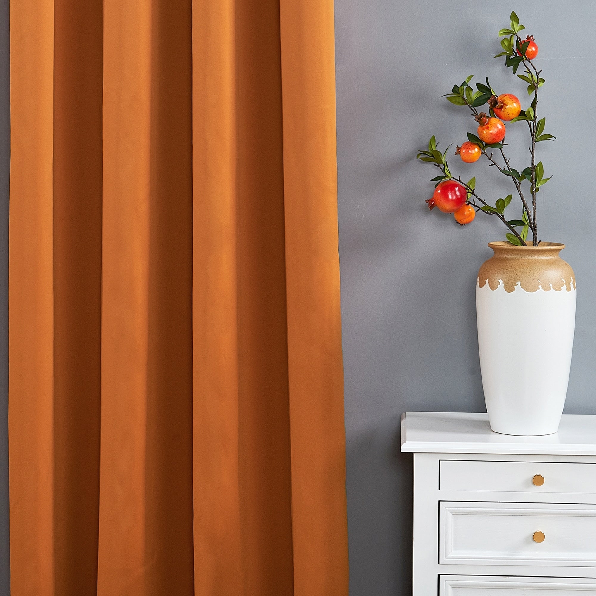 Blackout Window Panel Curtain Set (2 Panels and 2 matching Tie Backs)