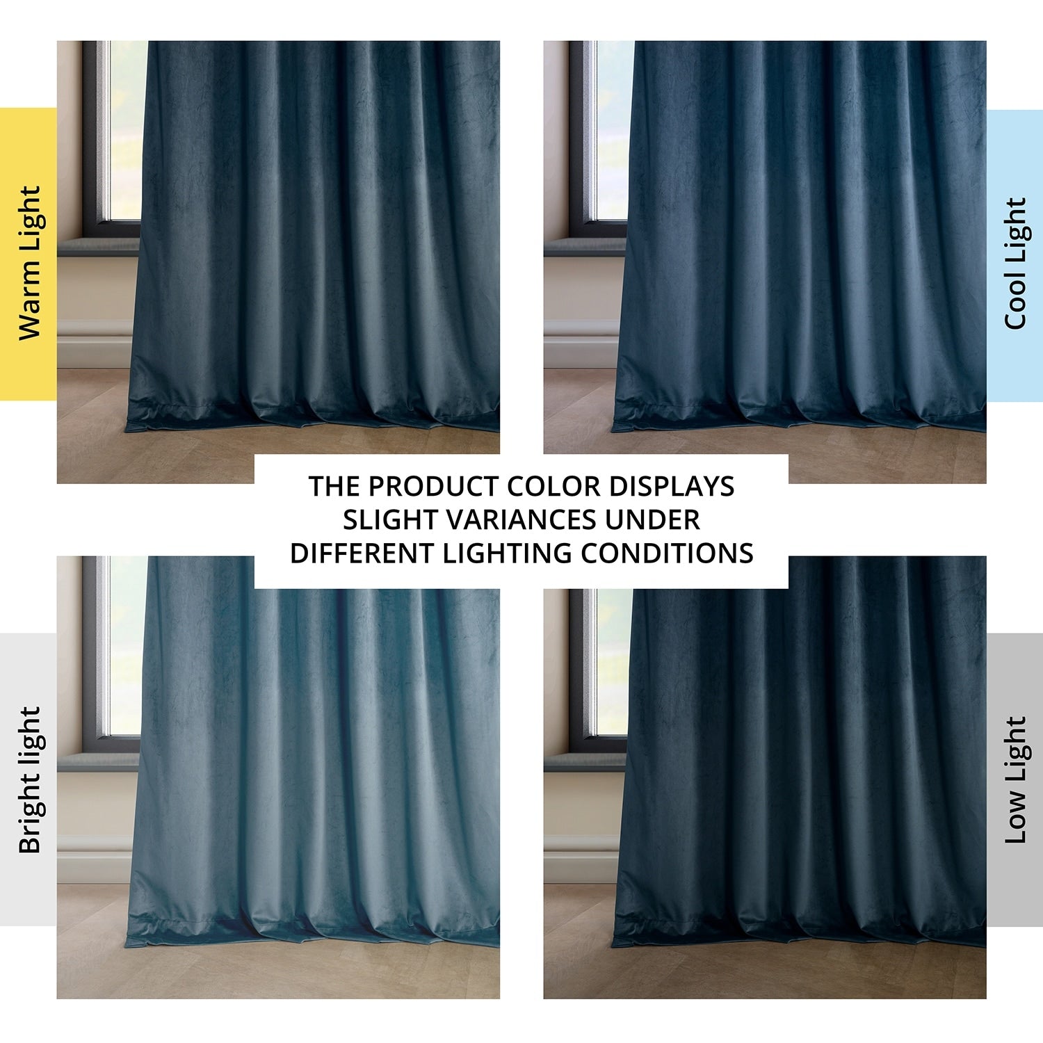 Exclusive Fabrics Heritage Plush Velvet Room Darkening Curtains (1 Panel) Luxury Velvet Curtains for Bedroom & Living Room.