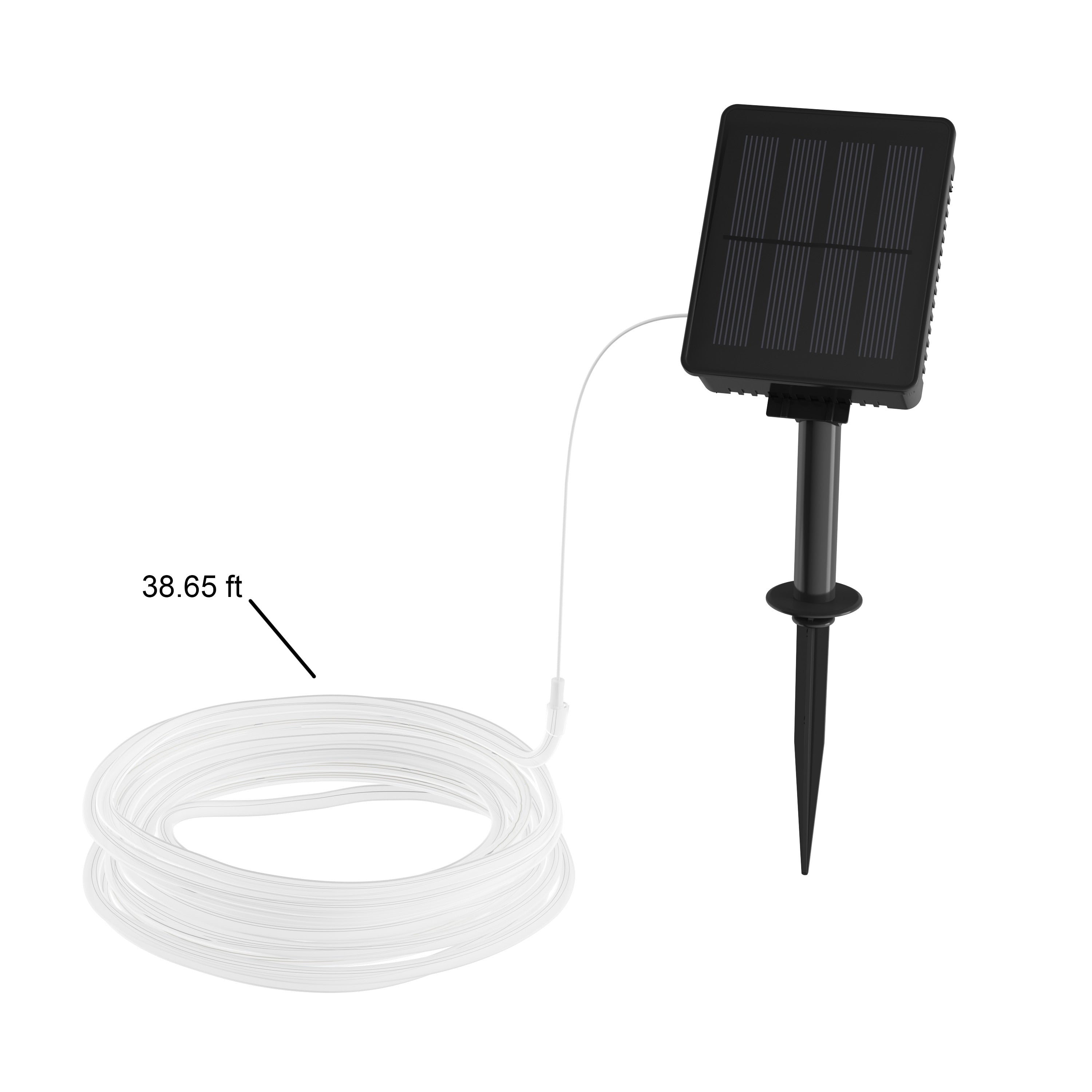 Outdoor Solar Rope Light-100 LED Lights with 8 Modes by Pure Garden - 38.65 ft