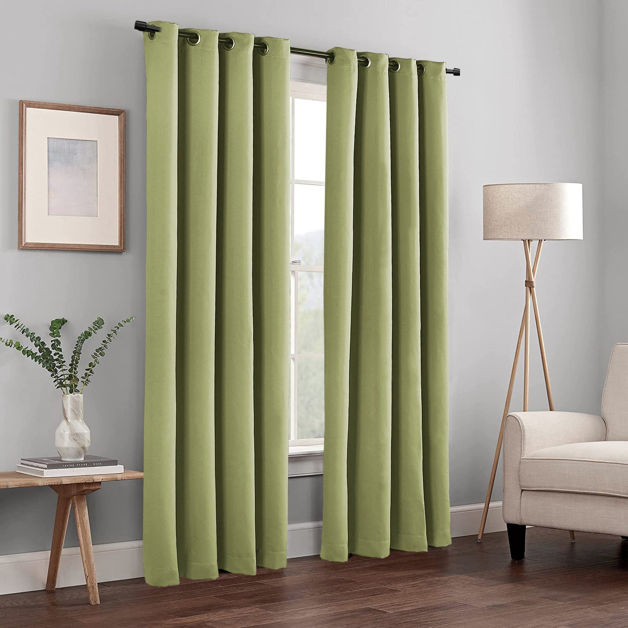 Blackout Window Panel Curtain Set (2 Panels and 2 matching Tie Backs)