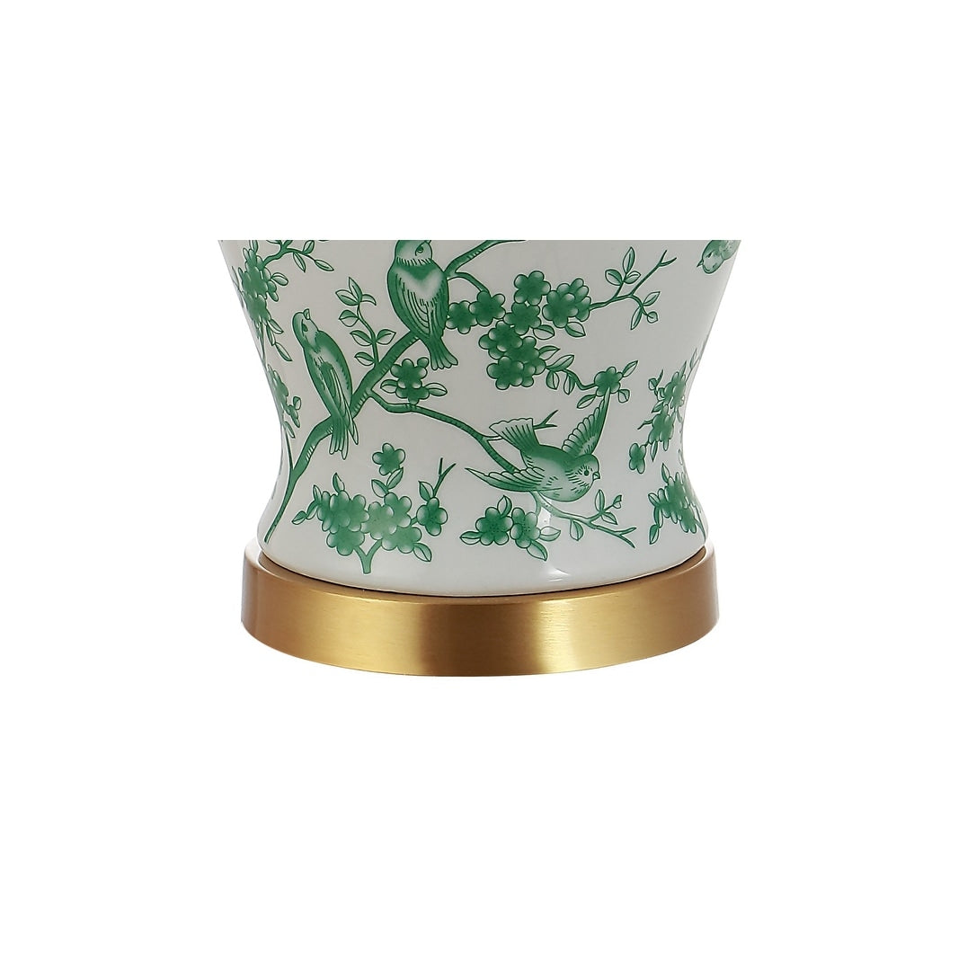 Penelope 22 Chinoiserie LED Table Lamp, Blue/White by JONATHAN Y