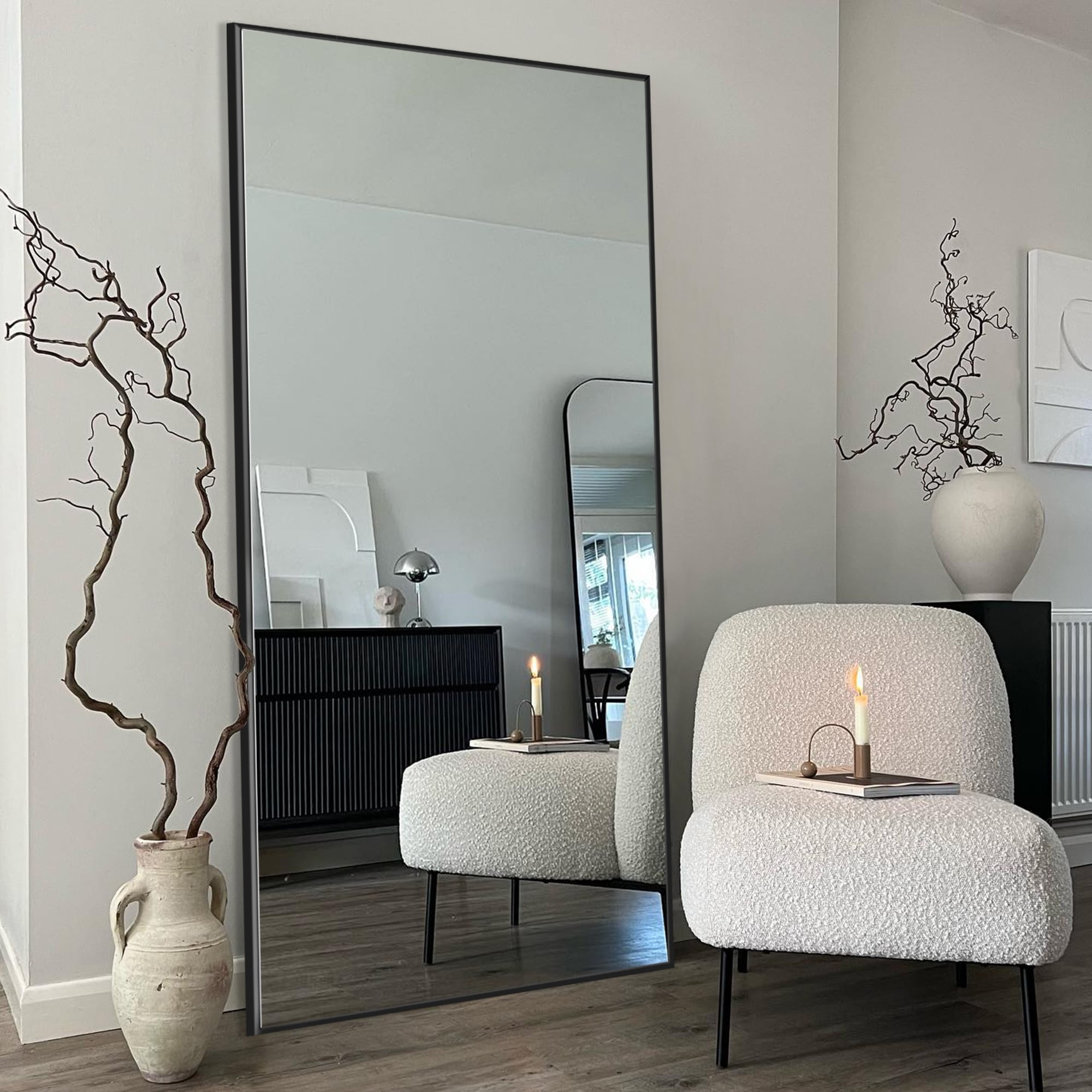 Modern Full Length Floor Mirror Freestanding Mirror