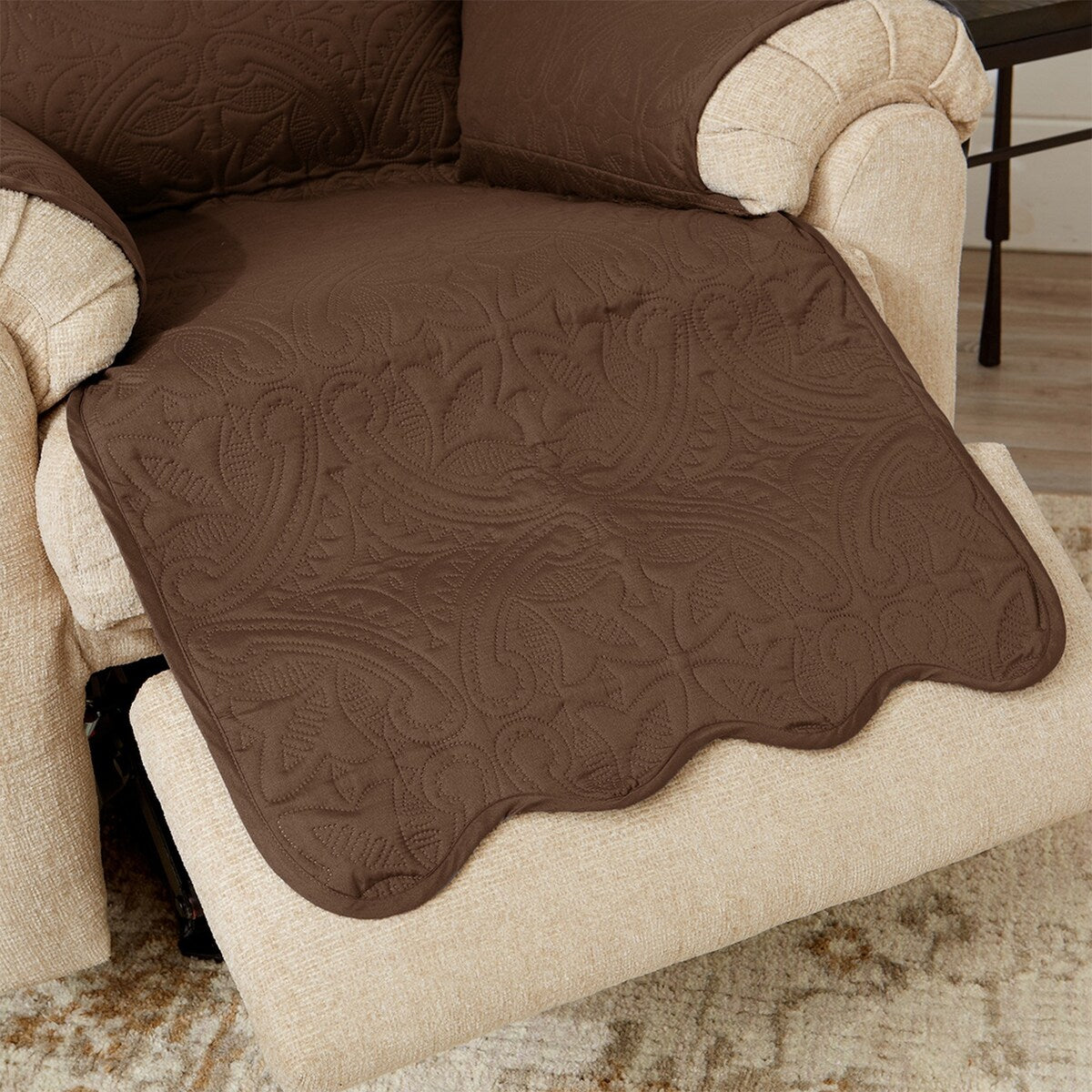 Reversible Couch Cover Quilted Pet Furniture Protector Slipcover