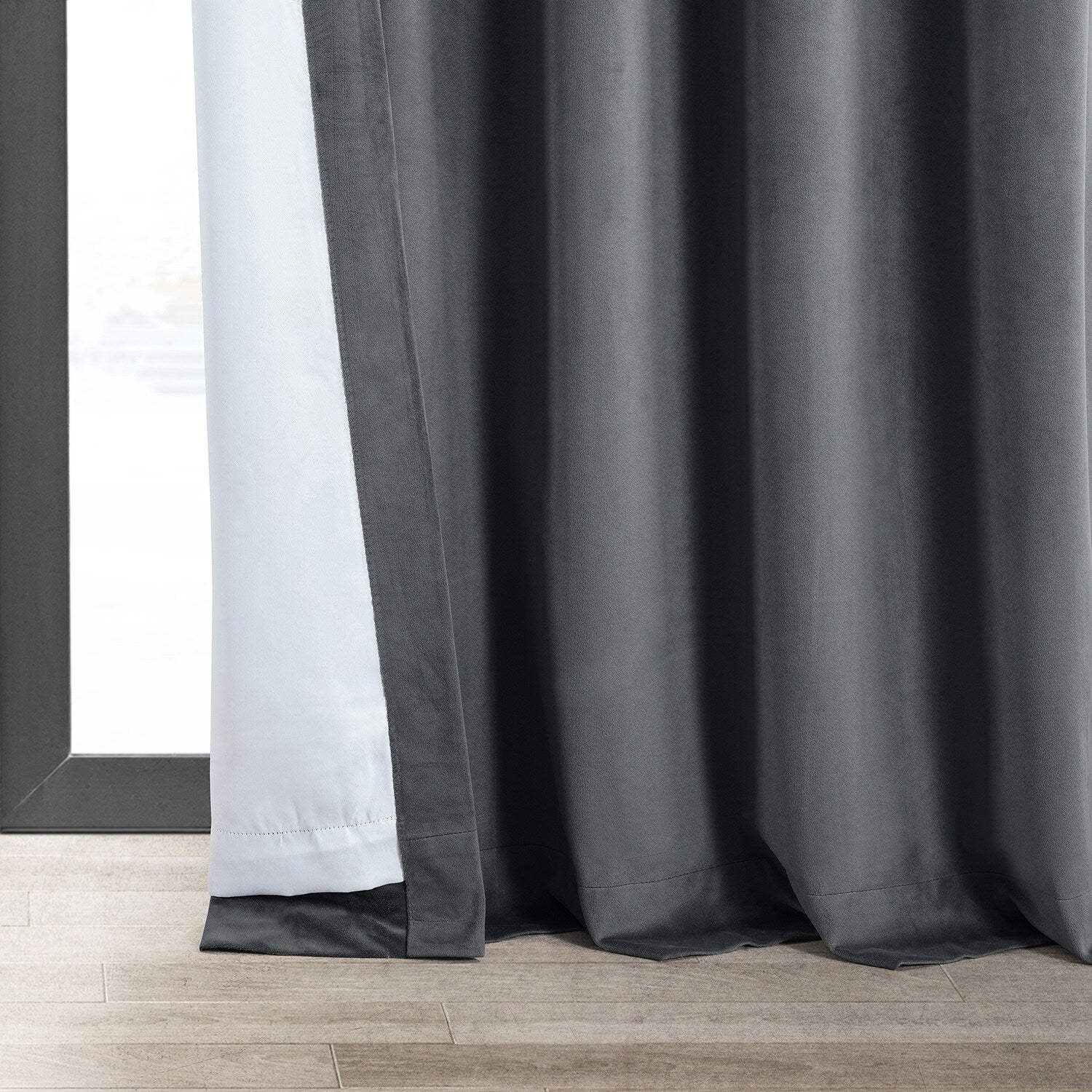 Exclusive Fabrics Signature Blackout Velvet Curtain (1 Panel)