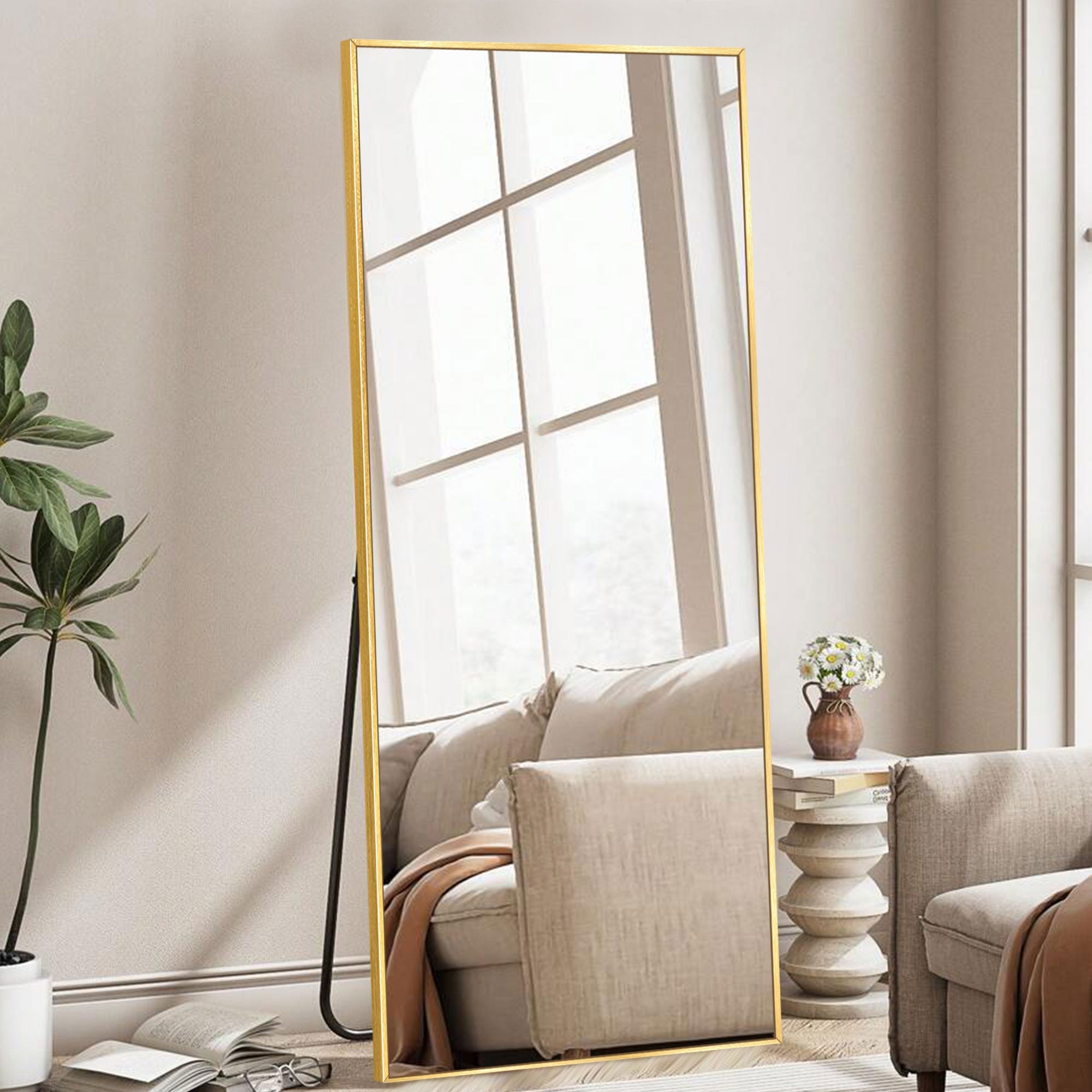 Modern Full Length Floor Mirror Freestanding Mirror