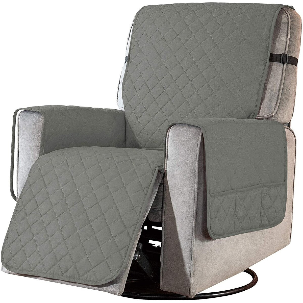 Subrtex Reversible Recliner Sofa Slipcover With Pockets