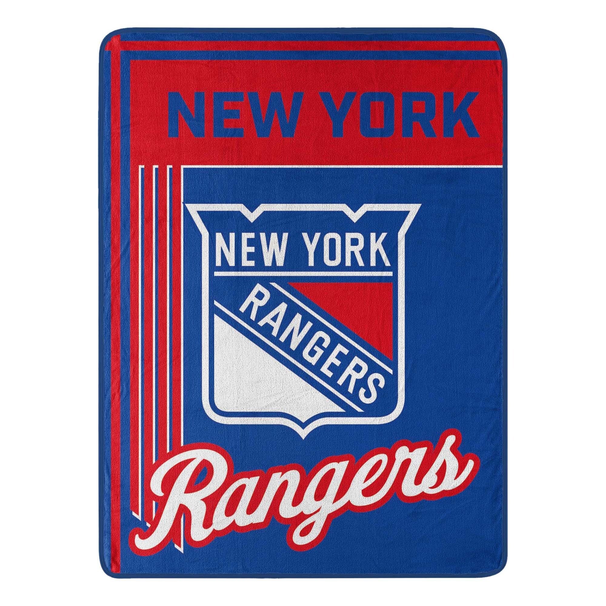 NHL New York Rangers 46 x 60 Microfiber Throw Blanket