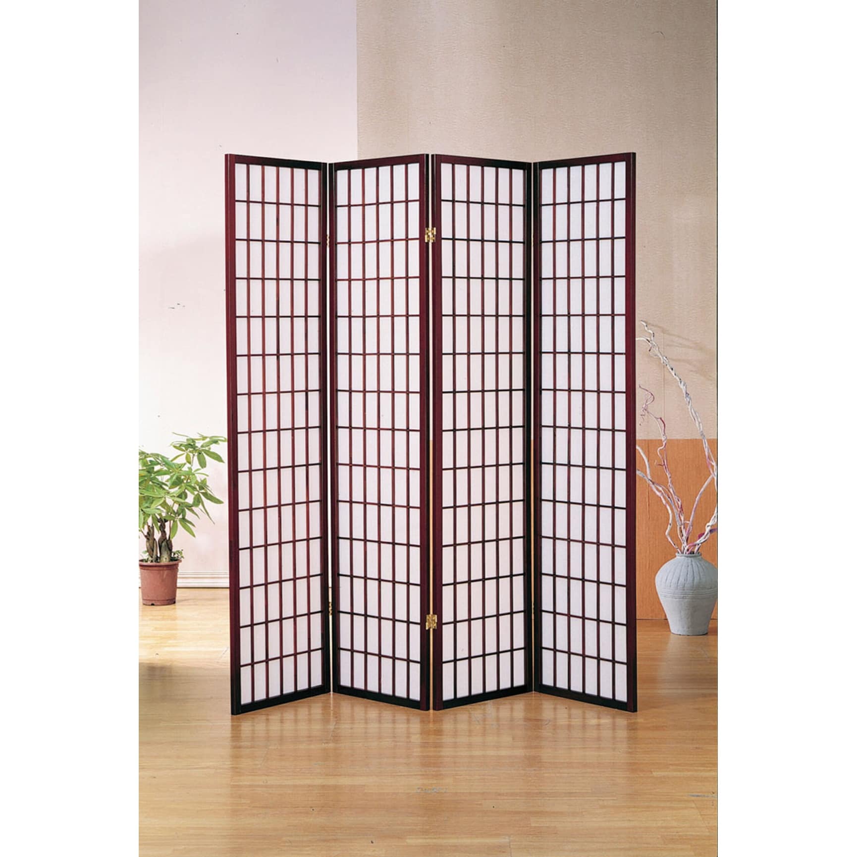 Multi Panel Natural Room Divider