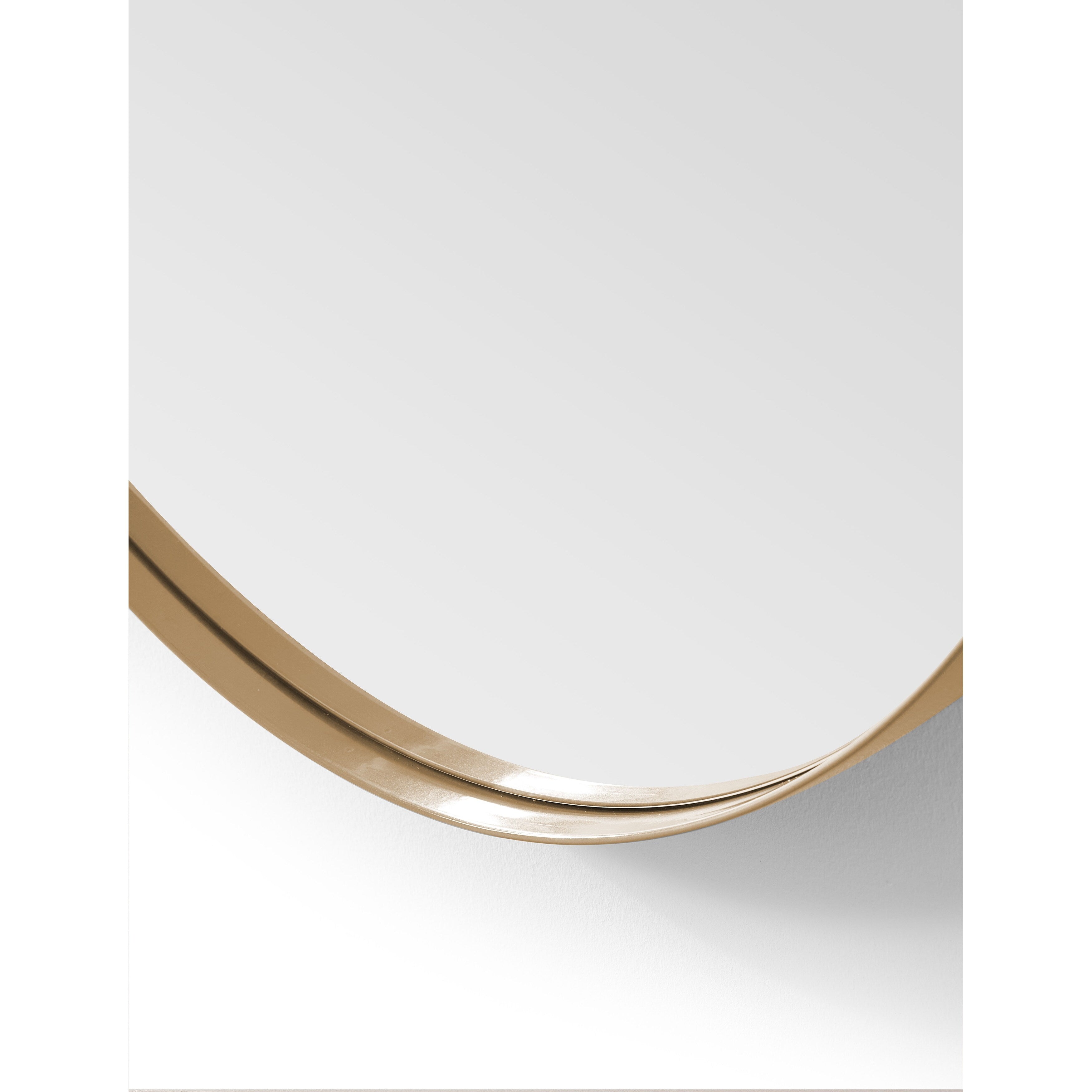 SUNBOW Gold Round Wall and Bathroom Mirror - 24