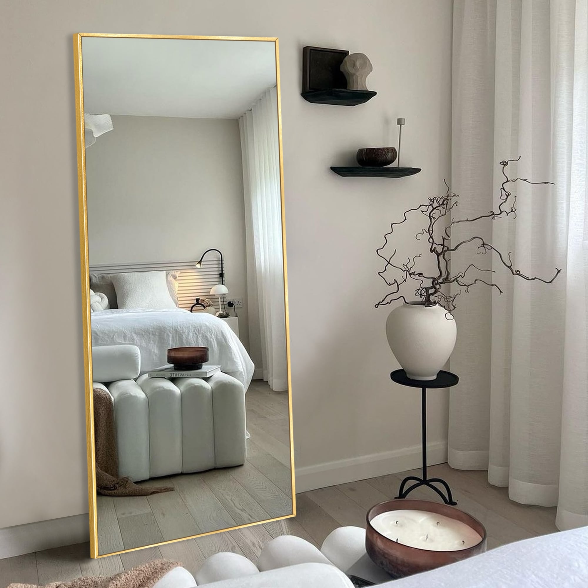 Modern Full Length Floor Mirror Freestanding Mirror