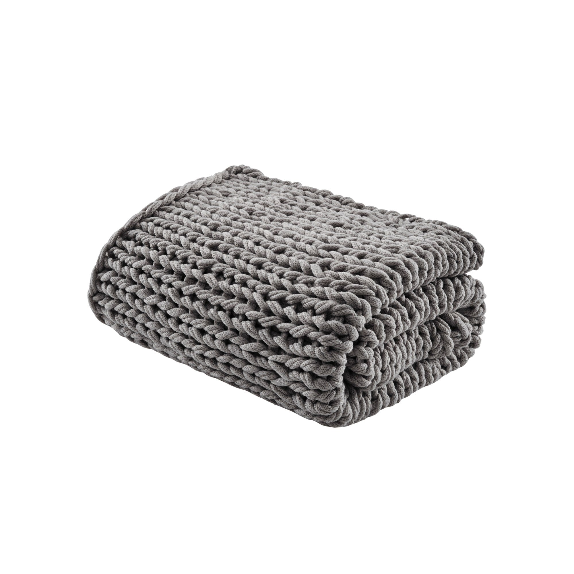 Madison Park Hand Made Chunky Double Knit Throw Blanket