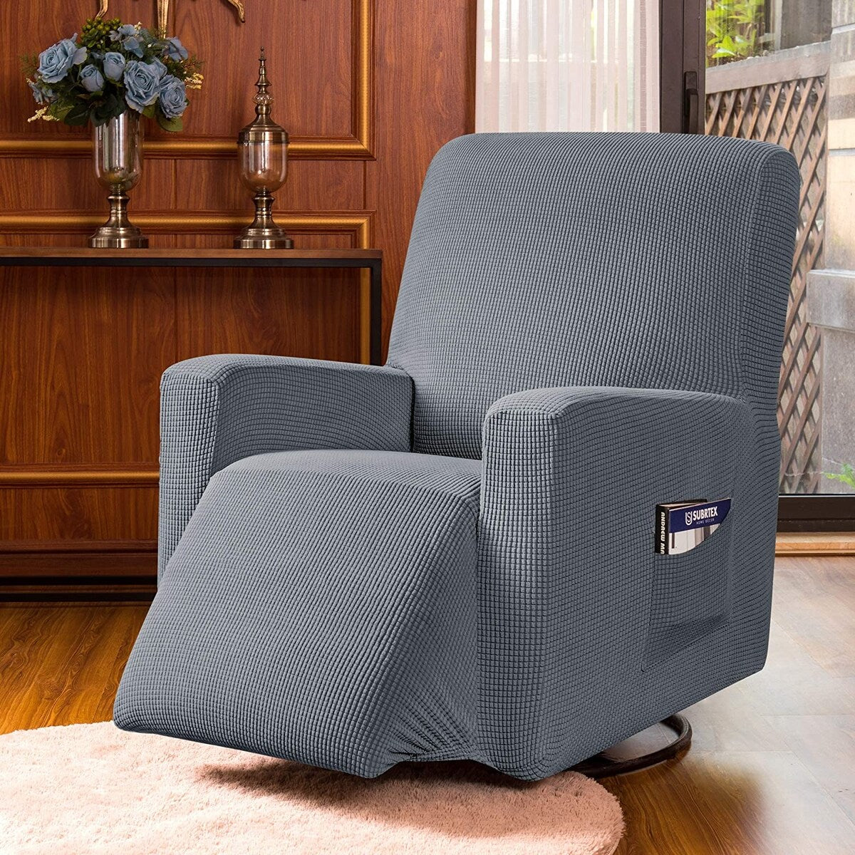 Subrtex Stretch Recliner Silpcover Jacquard Lazy Boy Chair Covers