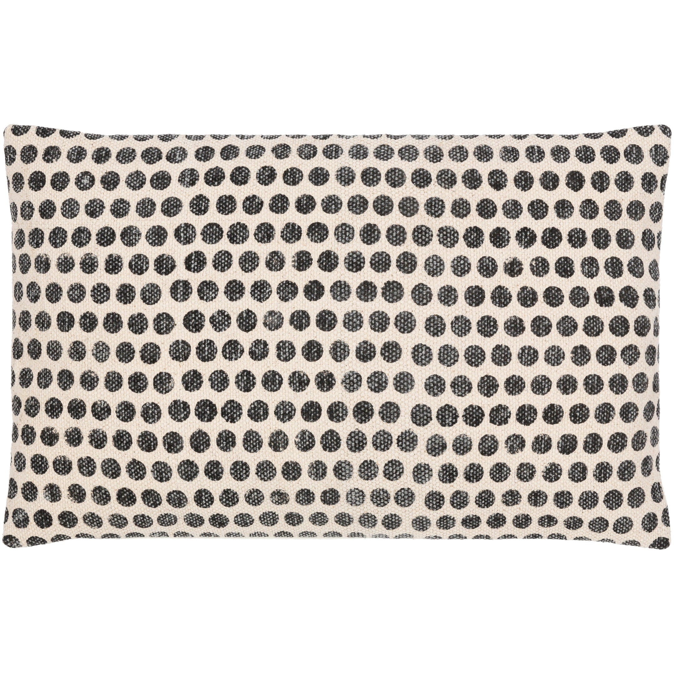 Faizah Block Print Dotted Cotton Throw Pillow