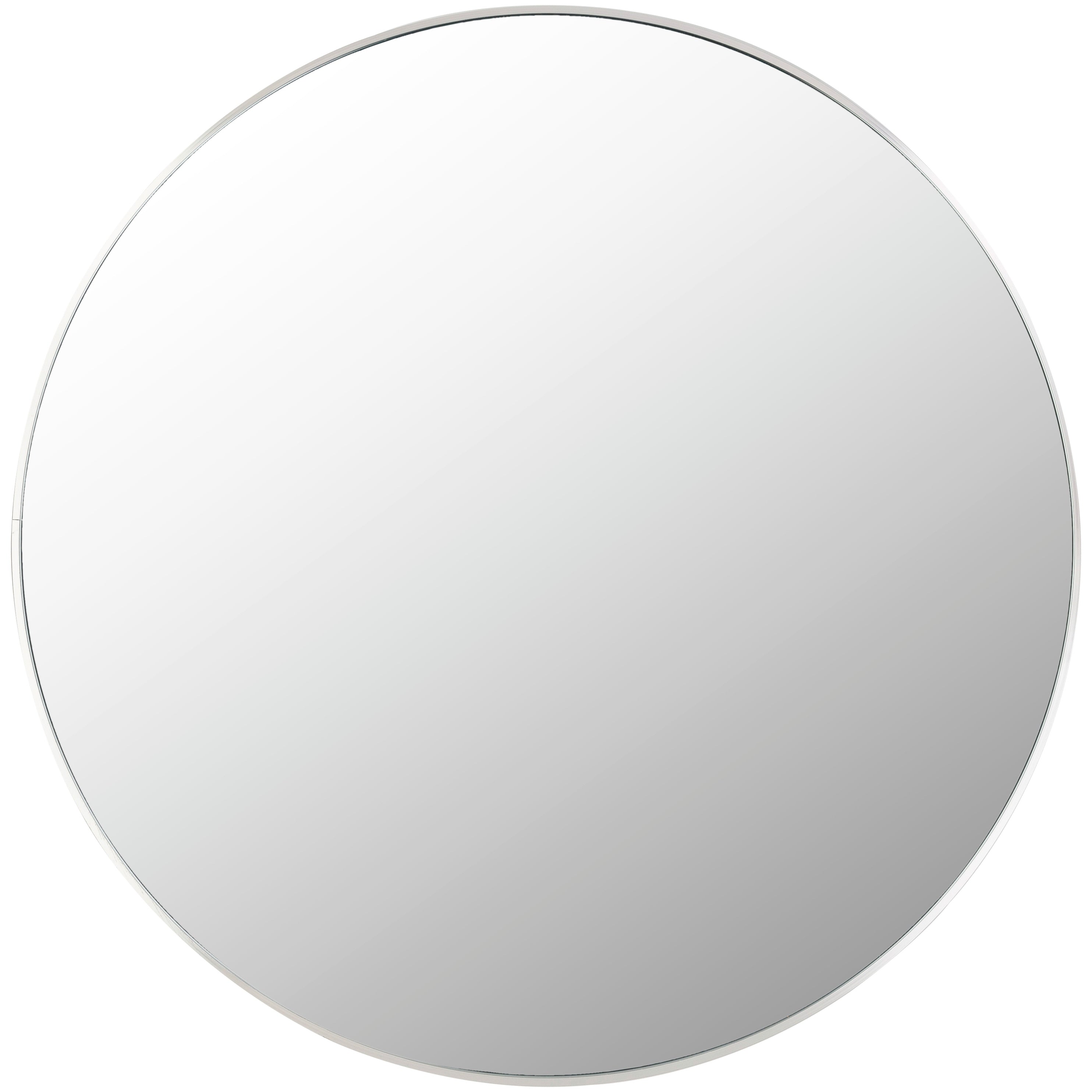 Livabliss Aranya Modern Aluminum Round Circle Accent Mirror