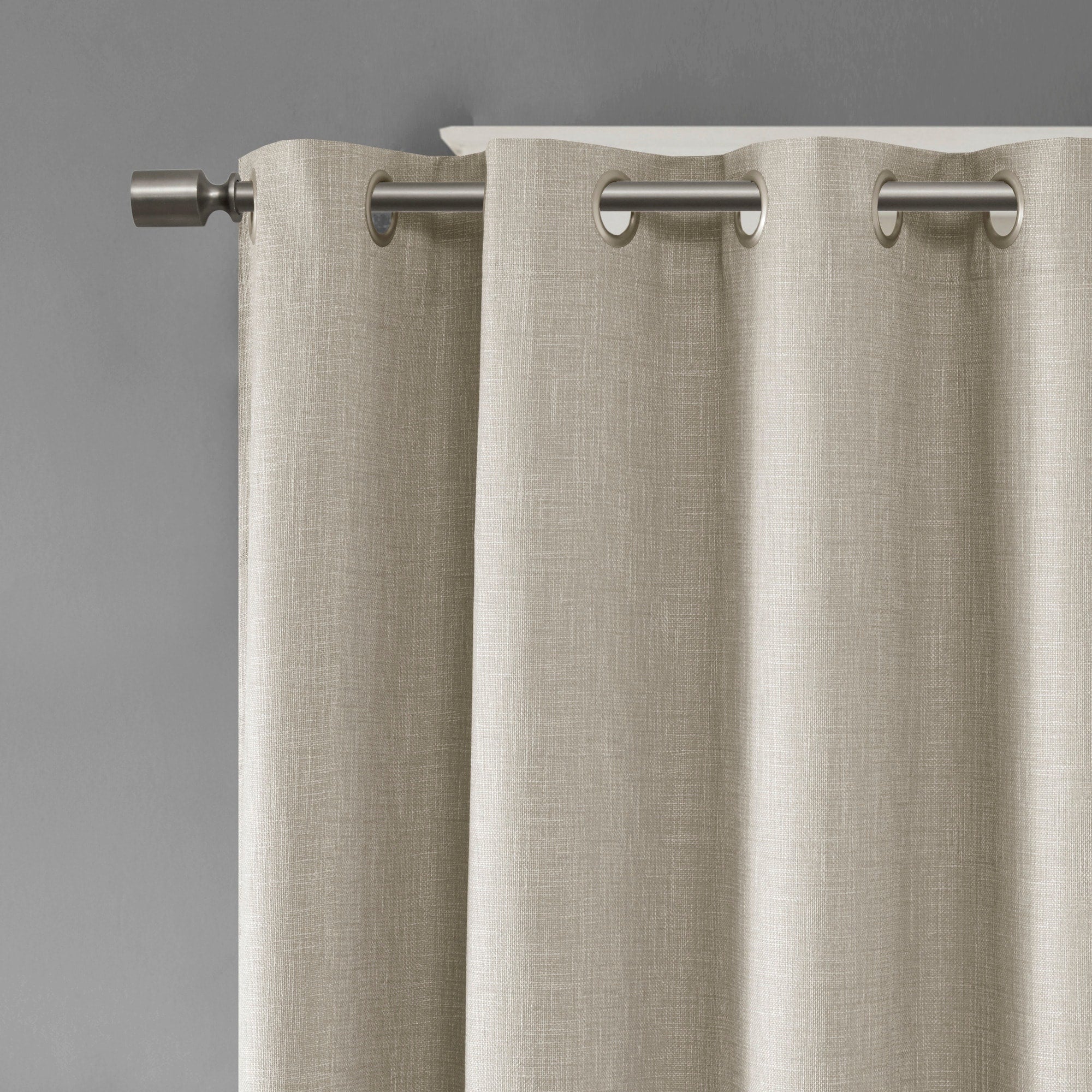 Arlie Printed Heathered Blackout Single Window Curtain Panel by SunSmart