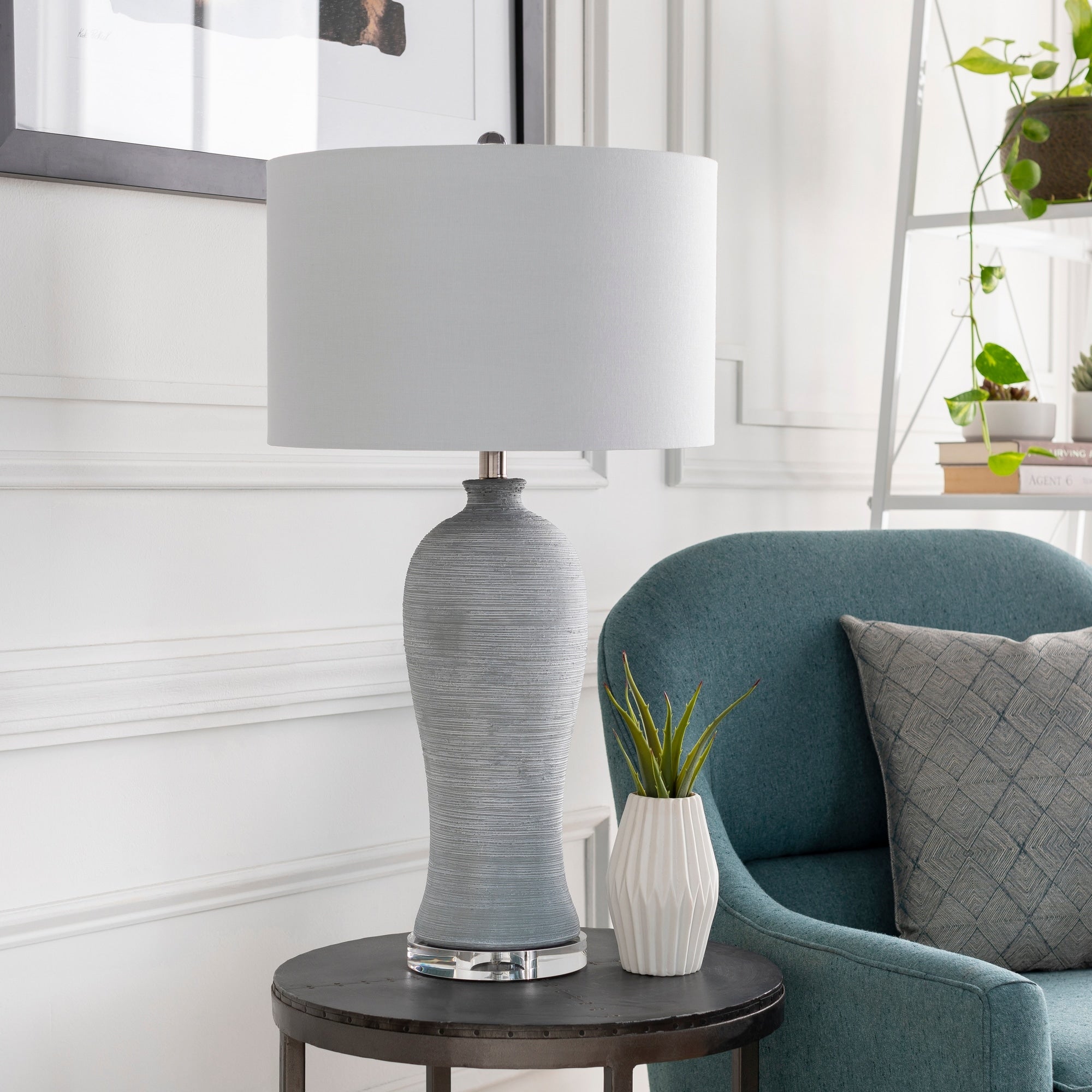 Annice White Transitional Table Lamp