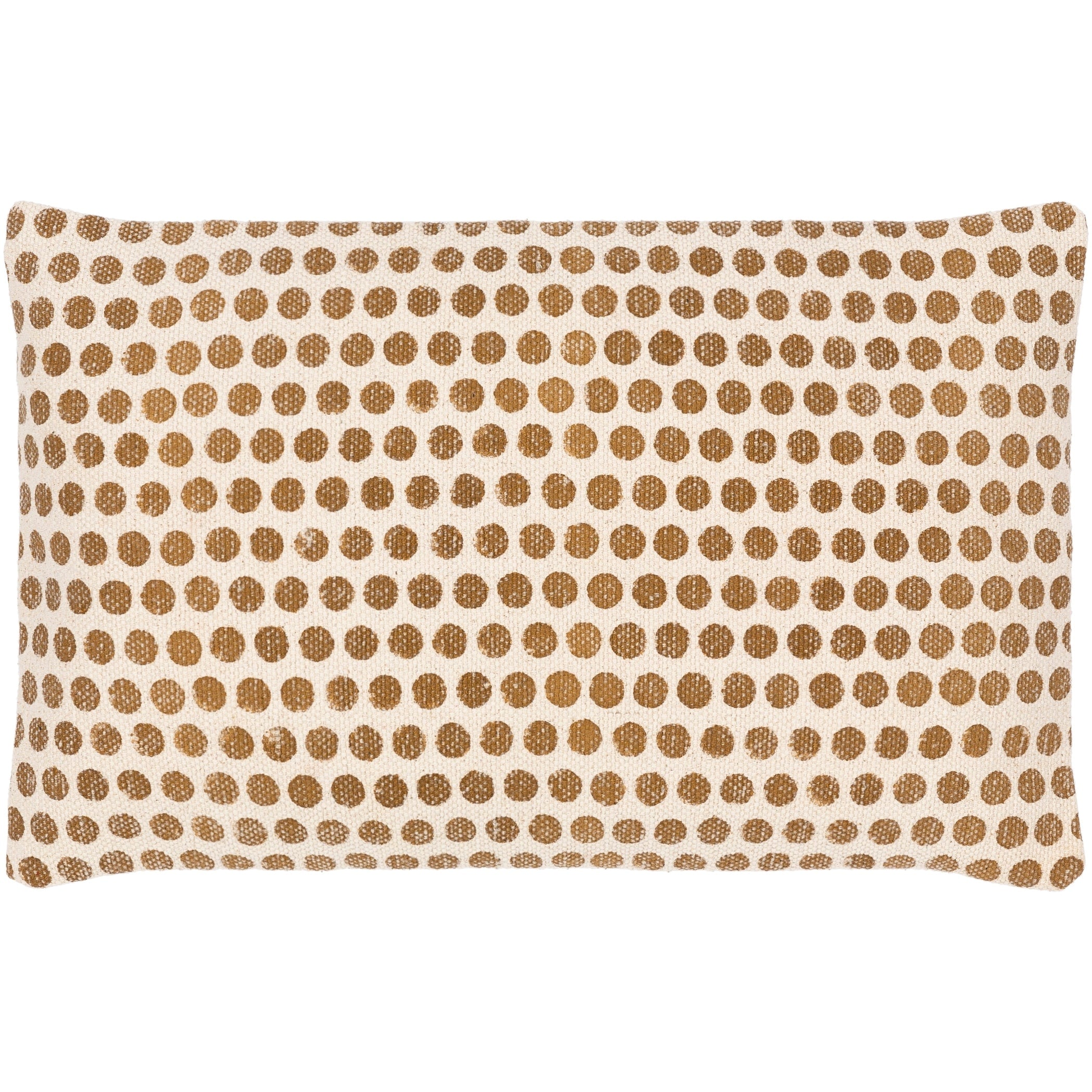 Faizah Block Print Dotted Cotton Throw Pillow