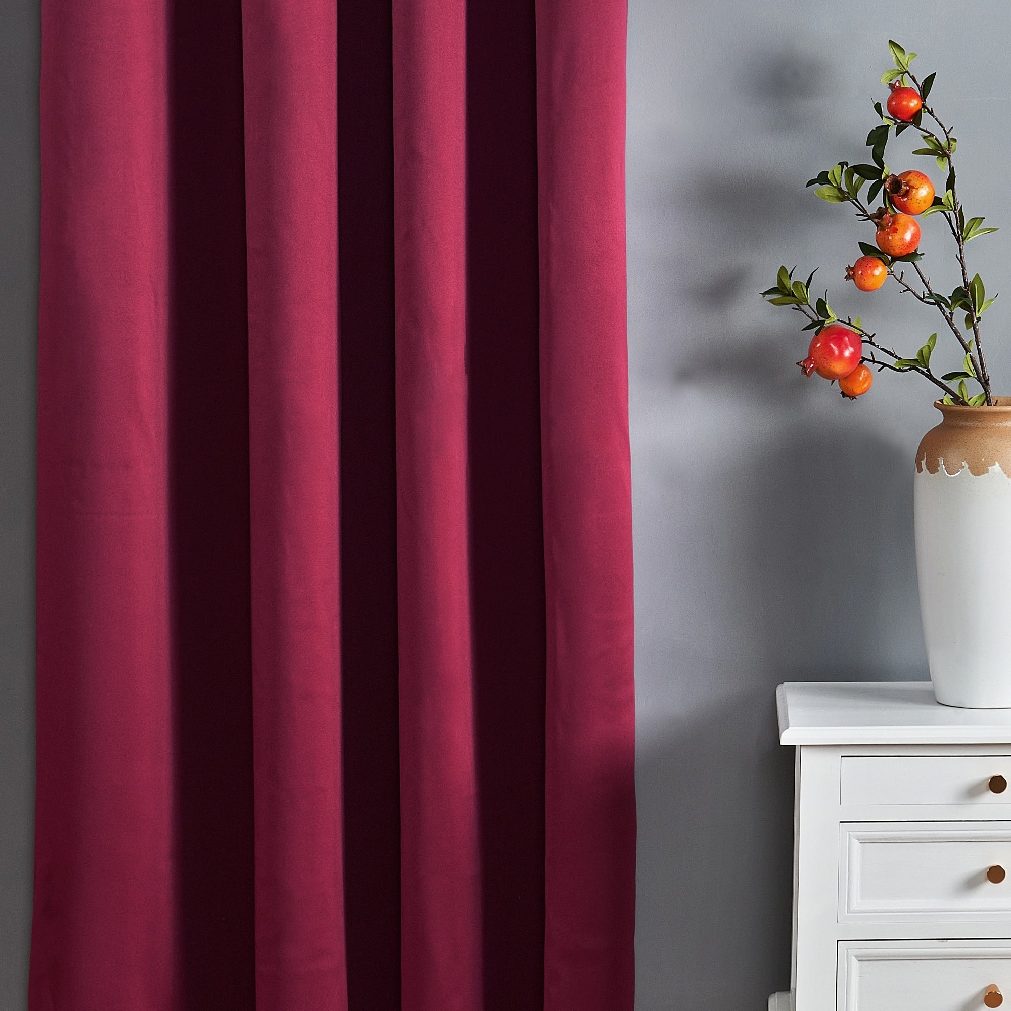 Blackout Window Panel Curtain Set (2 Panels and 2 matching Tie Backs)