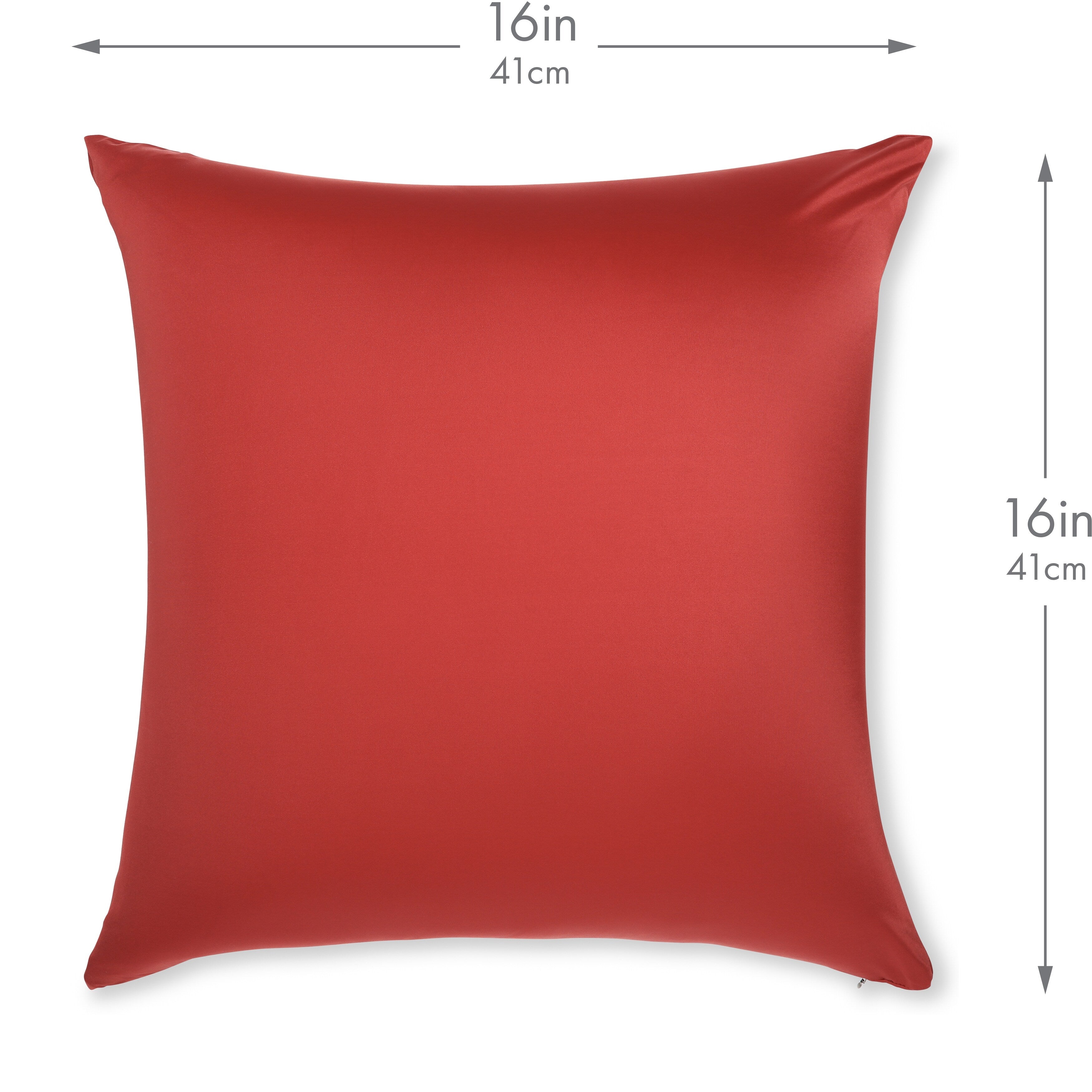 Throw Pillow Cozy Soft Microbead Maroon: 1 Pc