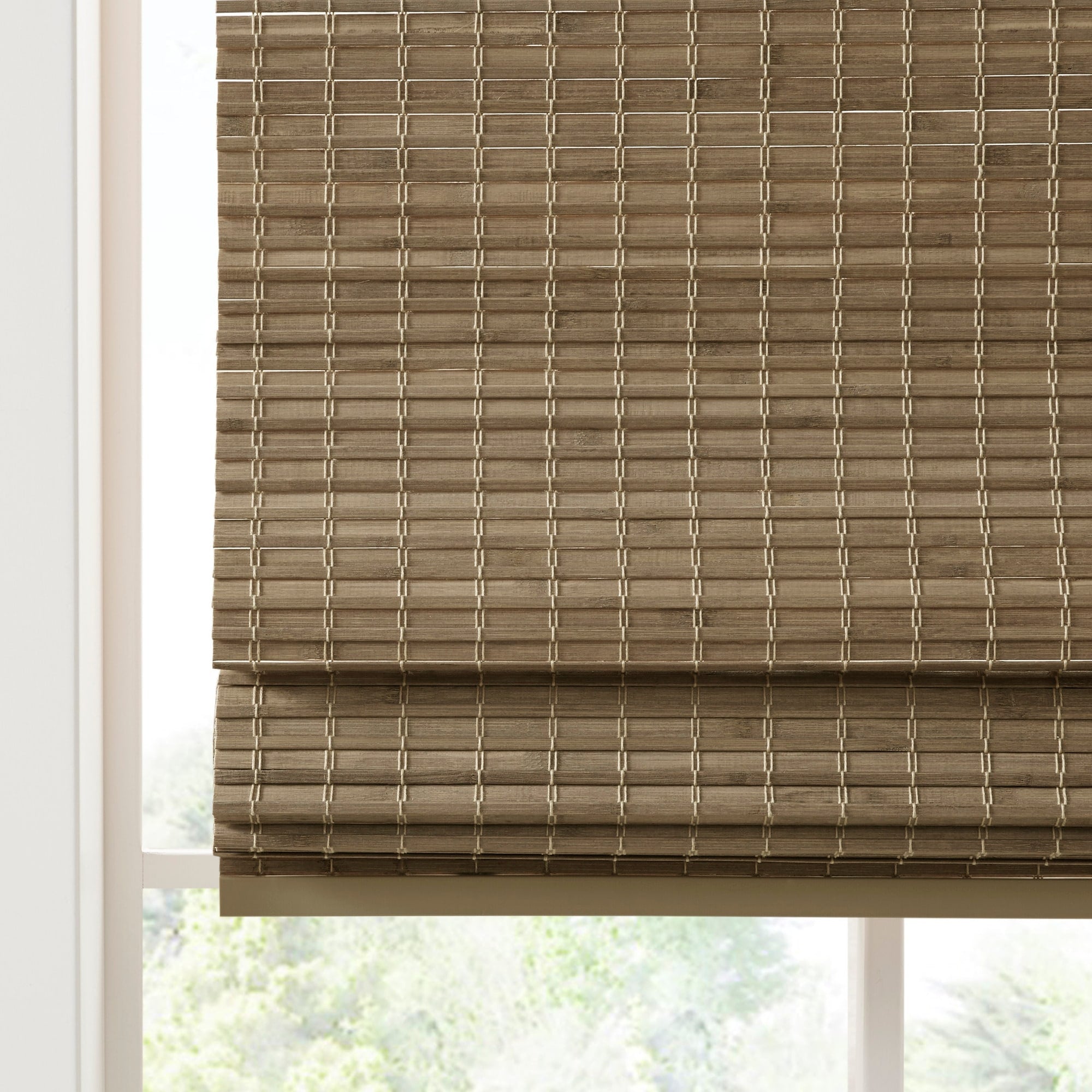 Madison Park Lyndon Bamboo Light Filtering Roman Shade