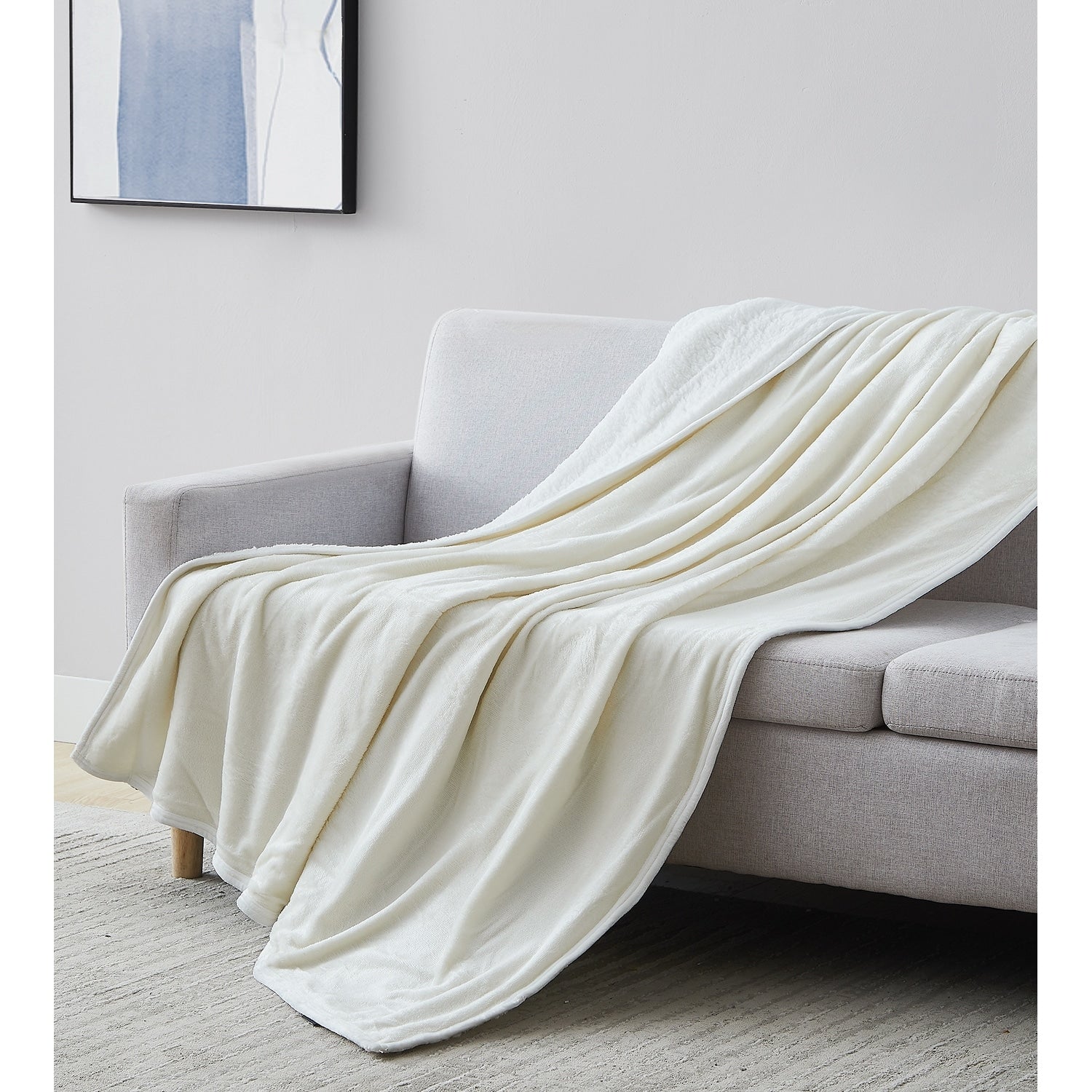 Southshore Fine Linens Reversible Sherpa Fleece Blanket