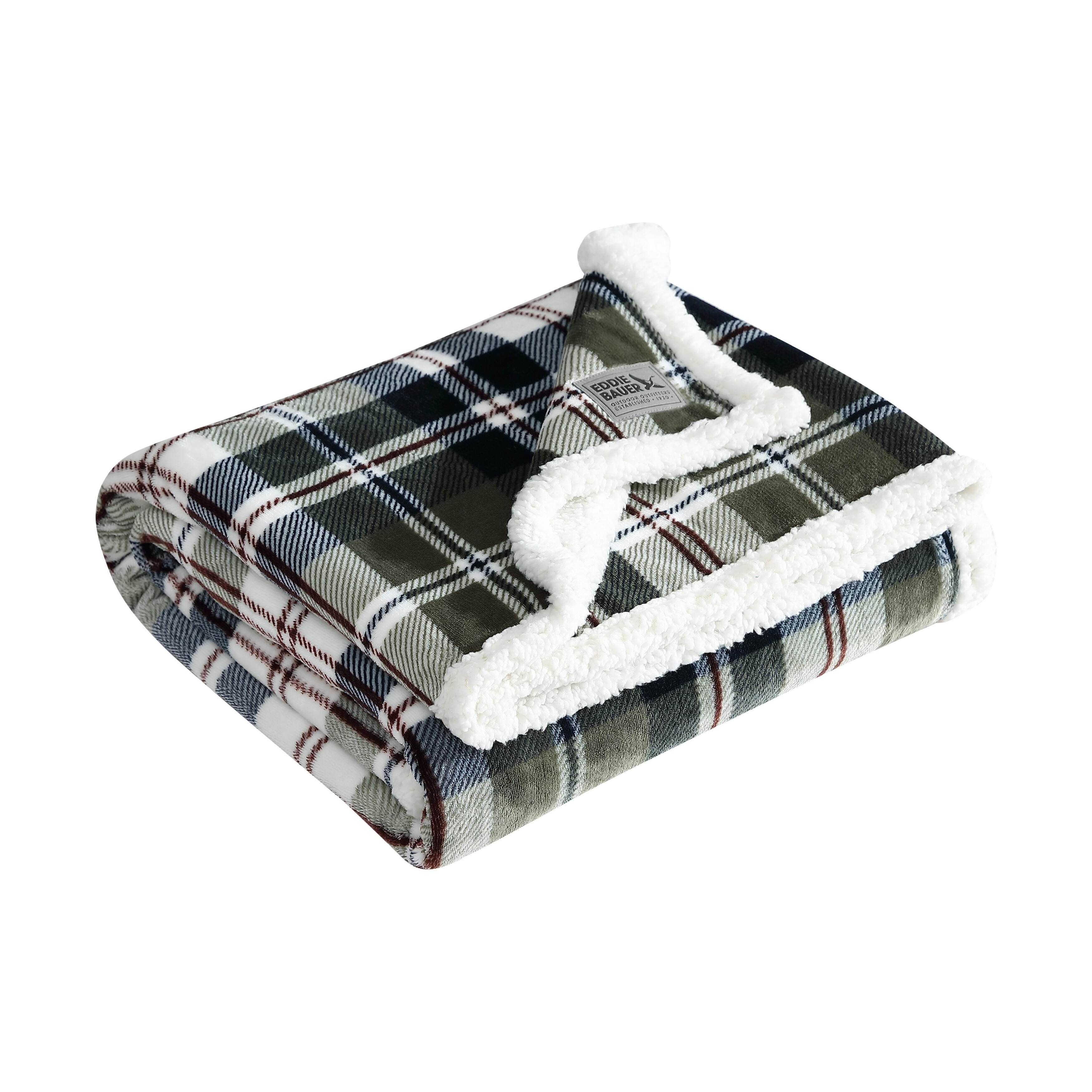 Eddie Bauer Ultra Plush Super Soft & Cozy- Reversible Throw Blankets