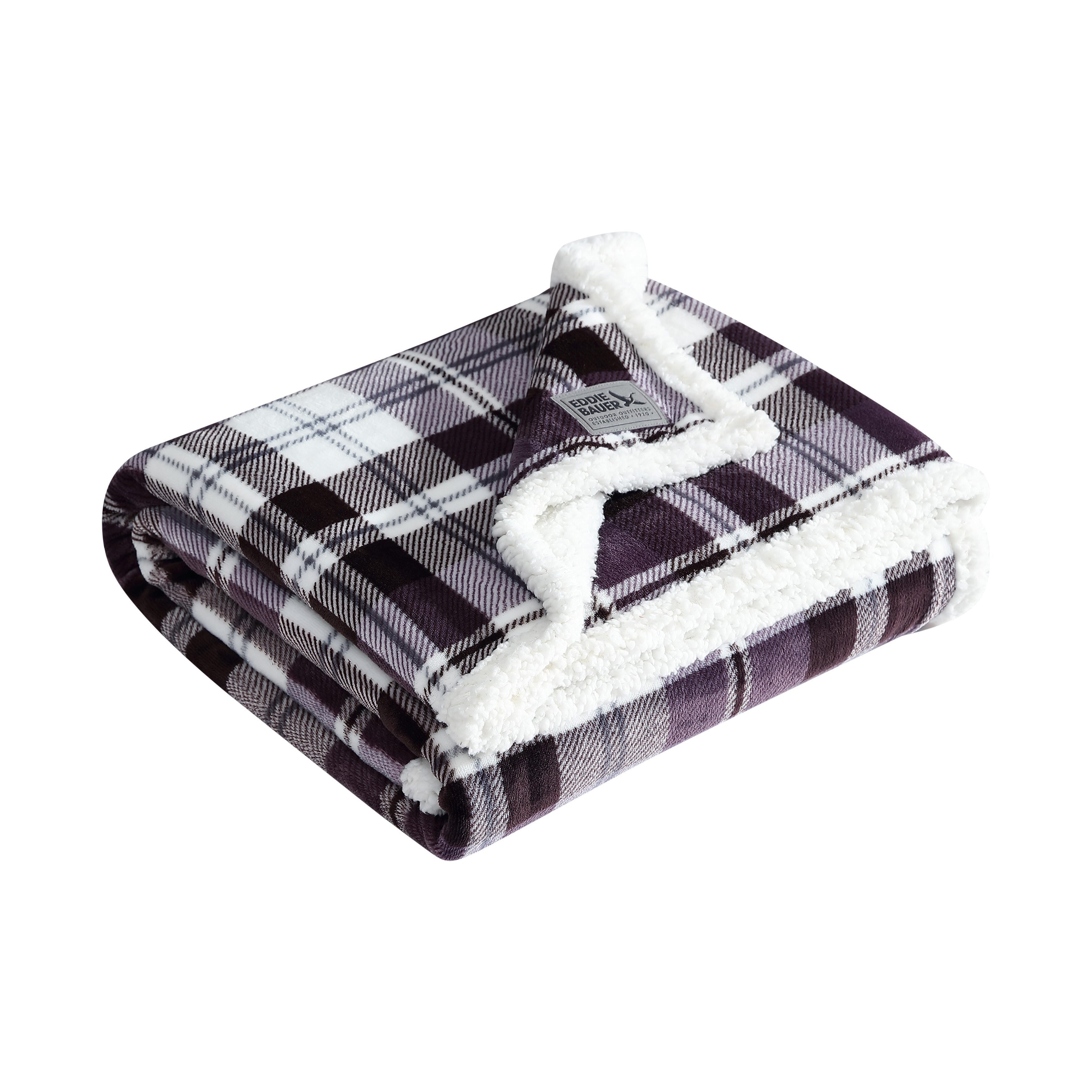 Eddie Bauer Ultra Plush Super Soft & Cozy- Reversible Throw Blankets