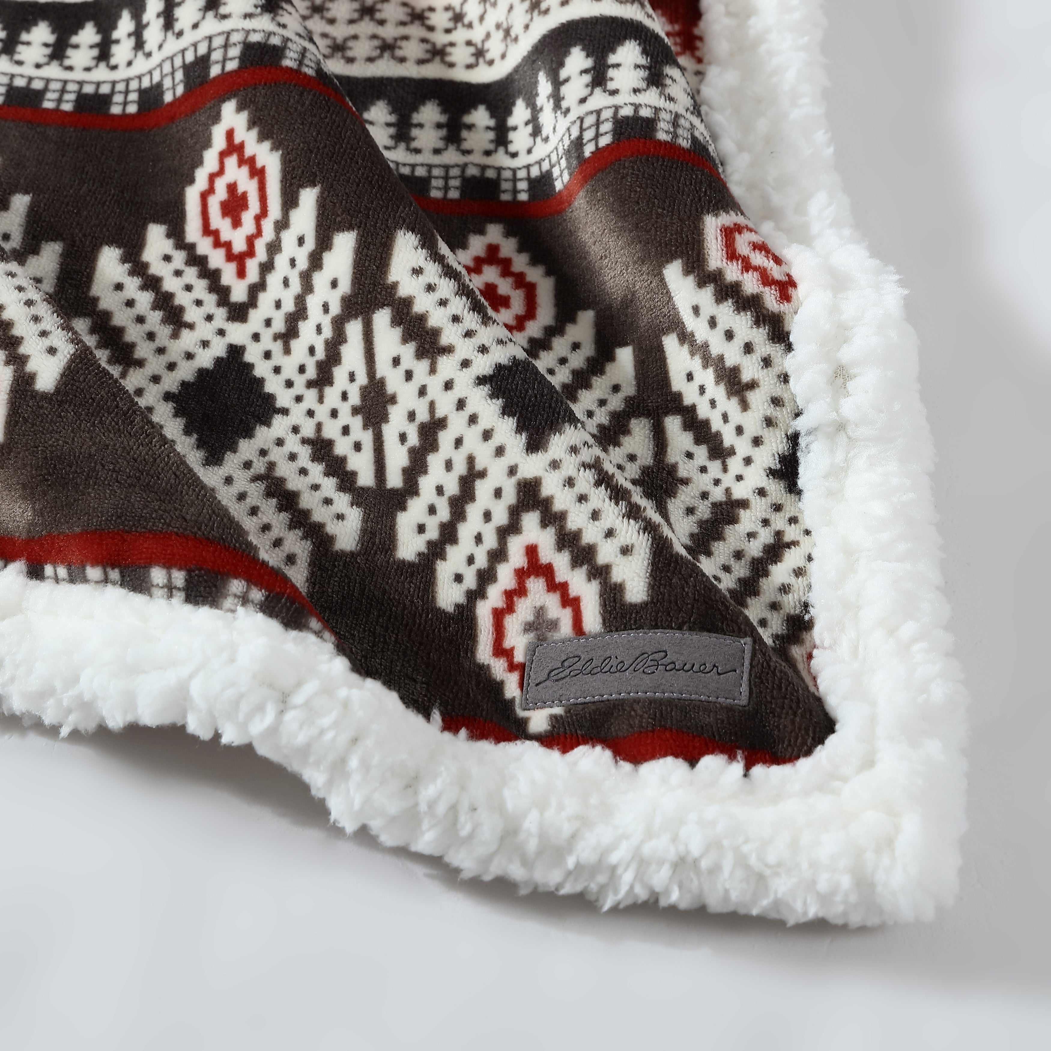 Eddie Bauer Ultra Plush Super Soft & Cozy- Reversible Throw Blankets