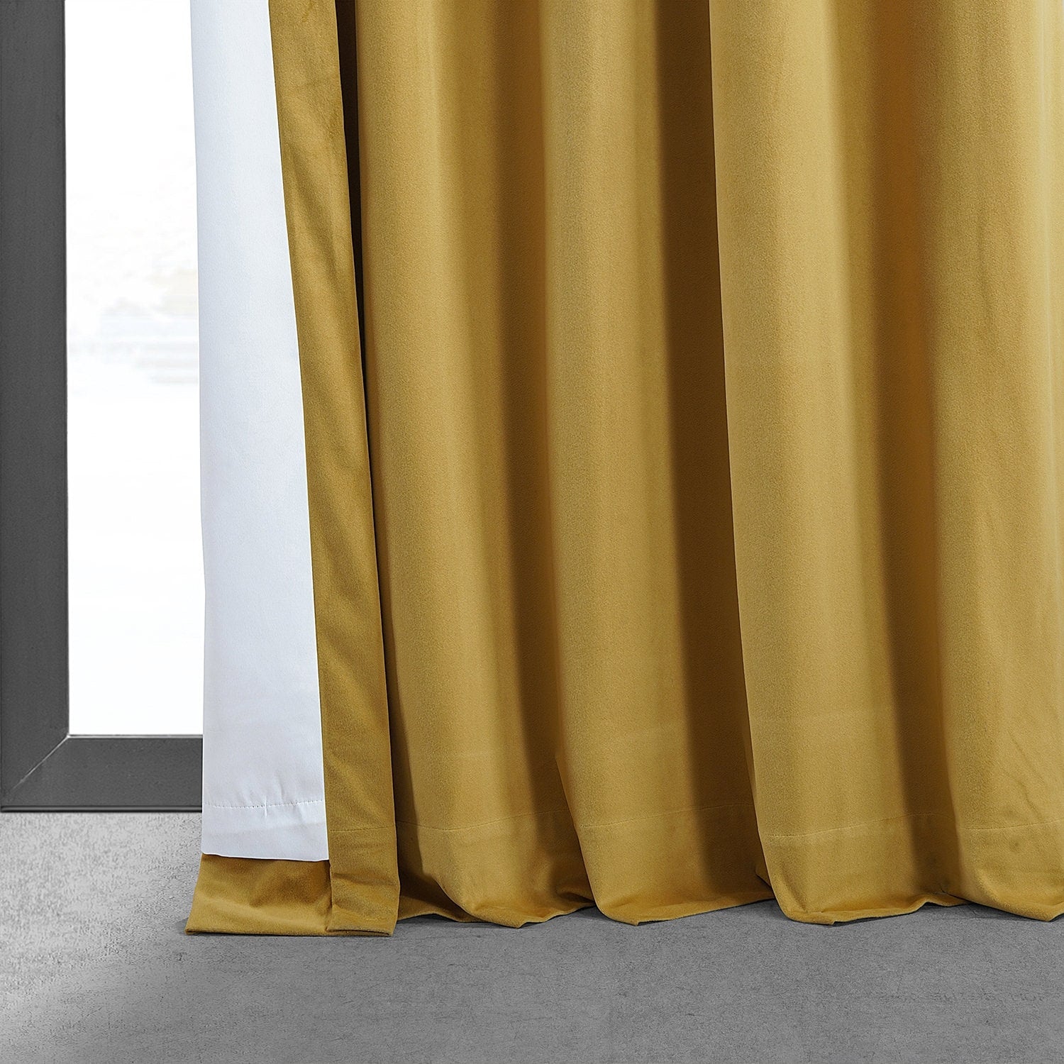 Exclusive Fabrics Signature Blackout Velvet Curtain (1 Panel)