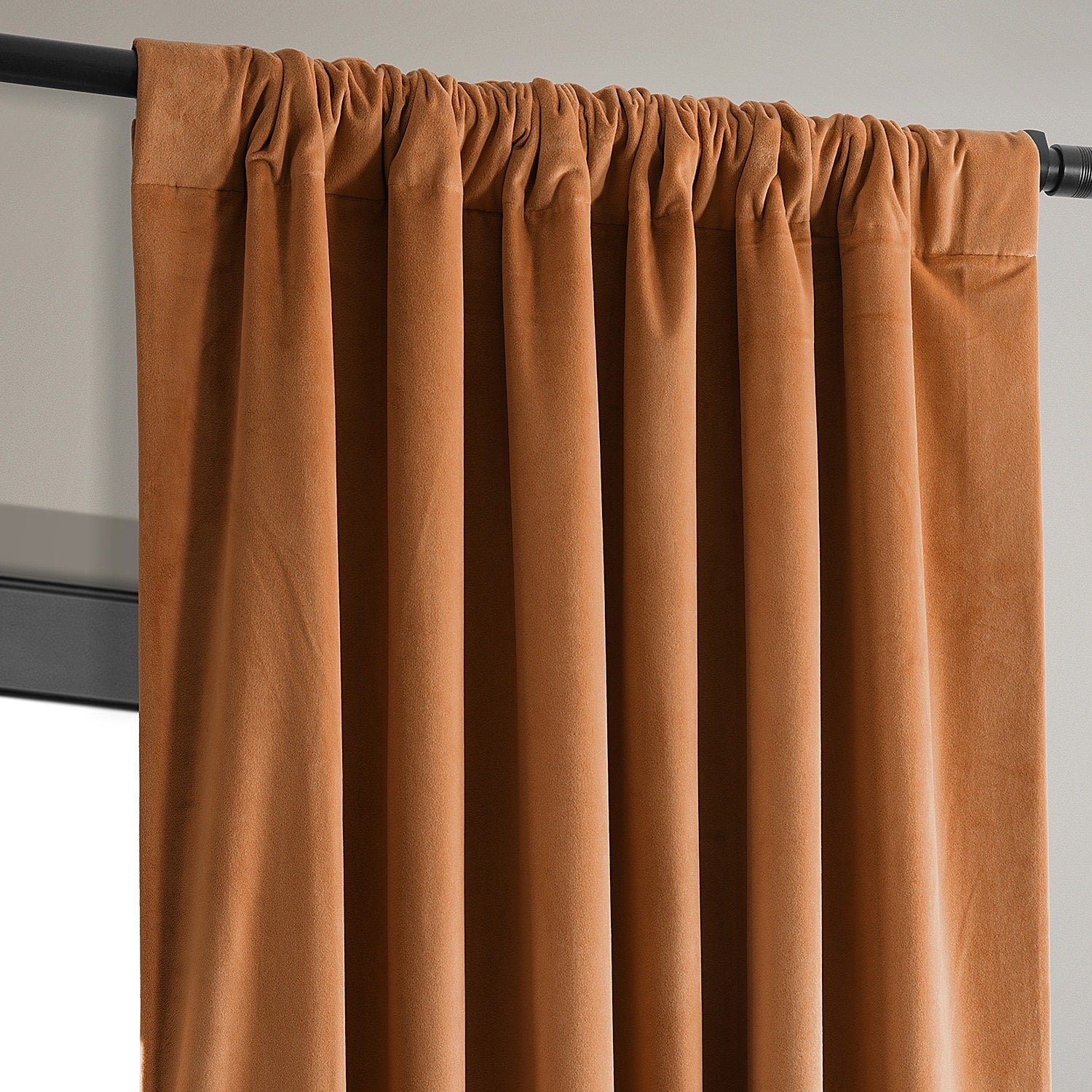 Exclusive Fabrics Signature Blackout Velvet Curtain (1 Panel)