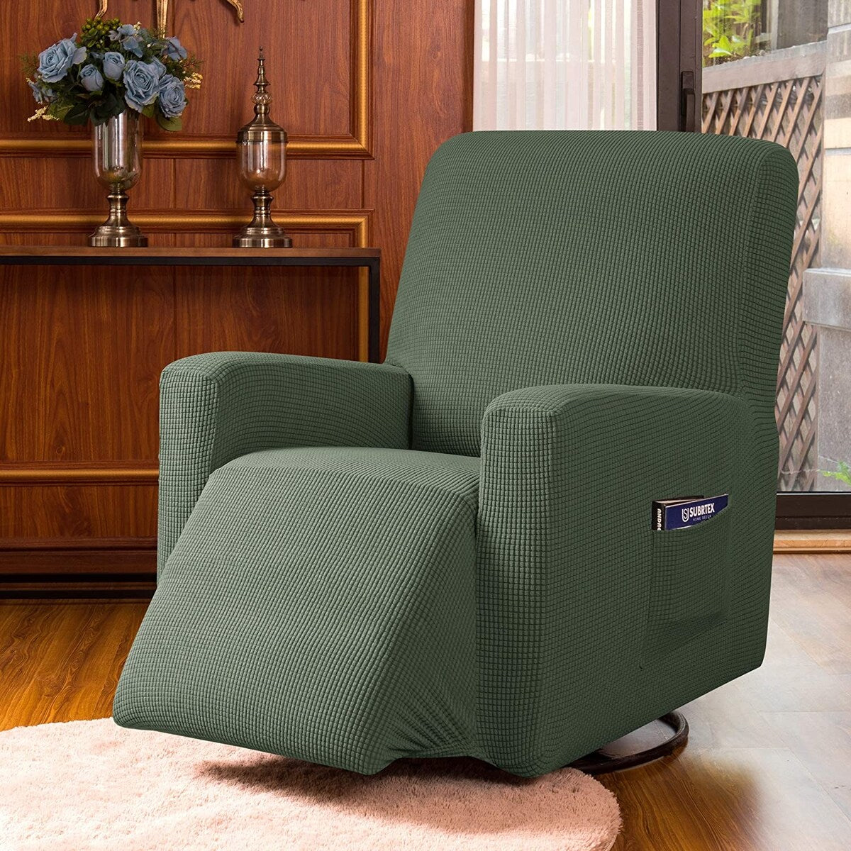 Subrtex Stretch Recliner Silpcover Jacquard Lazy Boy Chair Covers