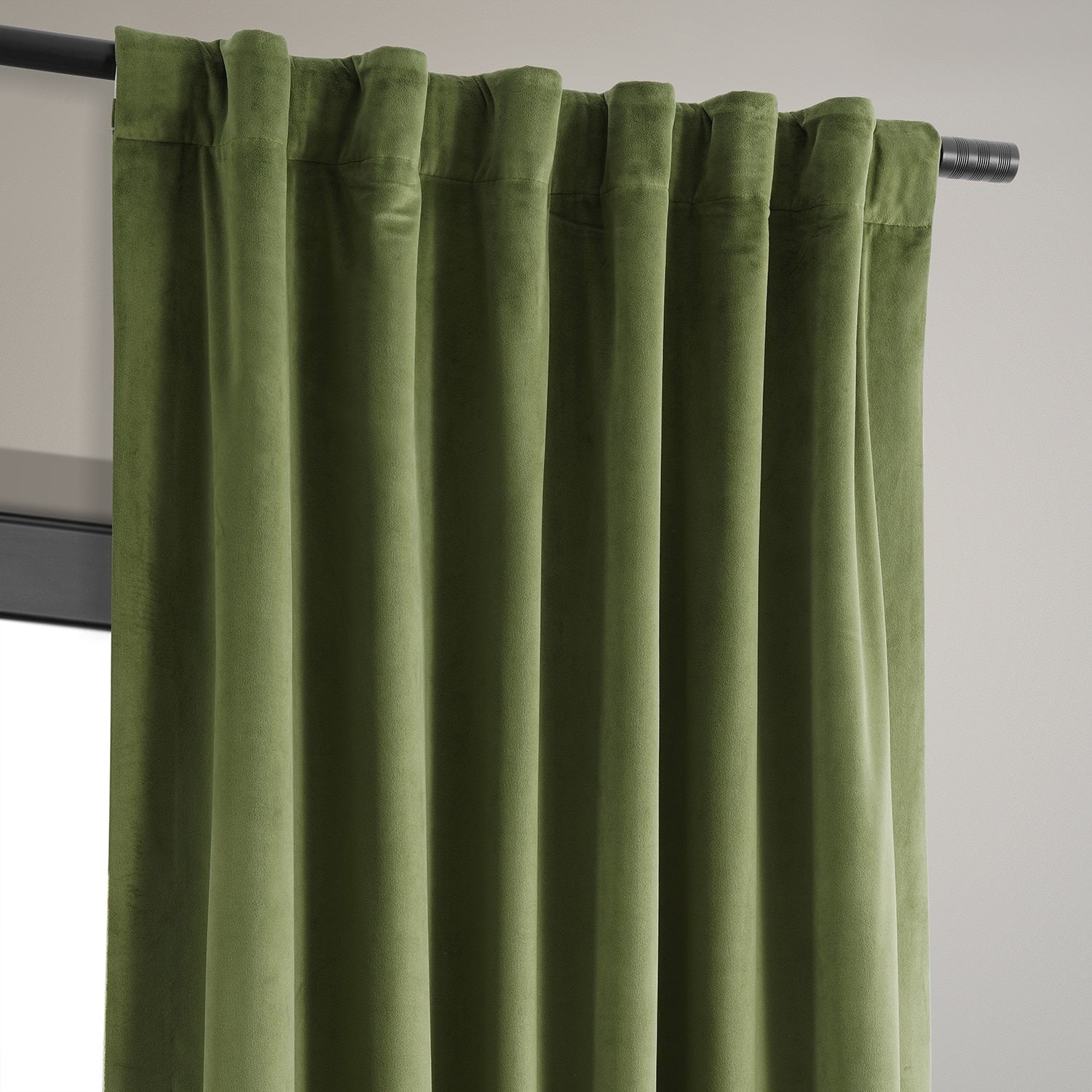 Exclusive Fabrics Signature Blackout Velvet Curtain (1 Panel)