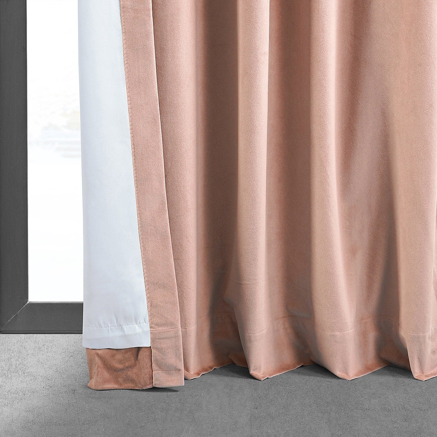 Exclusive Fabrics Signature Blackout Velvet Curtain (1 Panel)