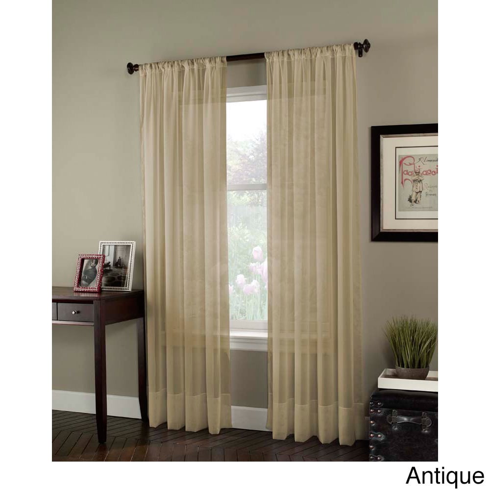 Soho Voile Lightweight Sheer Curtain Panel