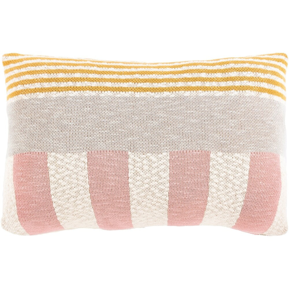 Artistic Weavers Anaya Knitted Colorblock Lumbar Throw Pillow