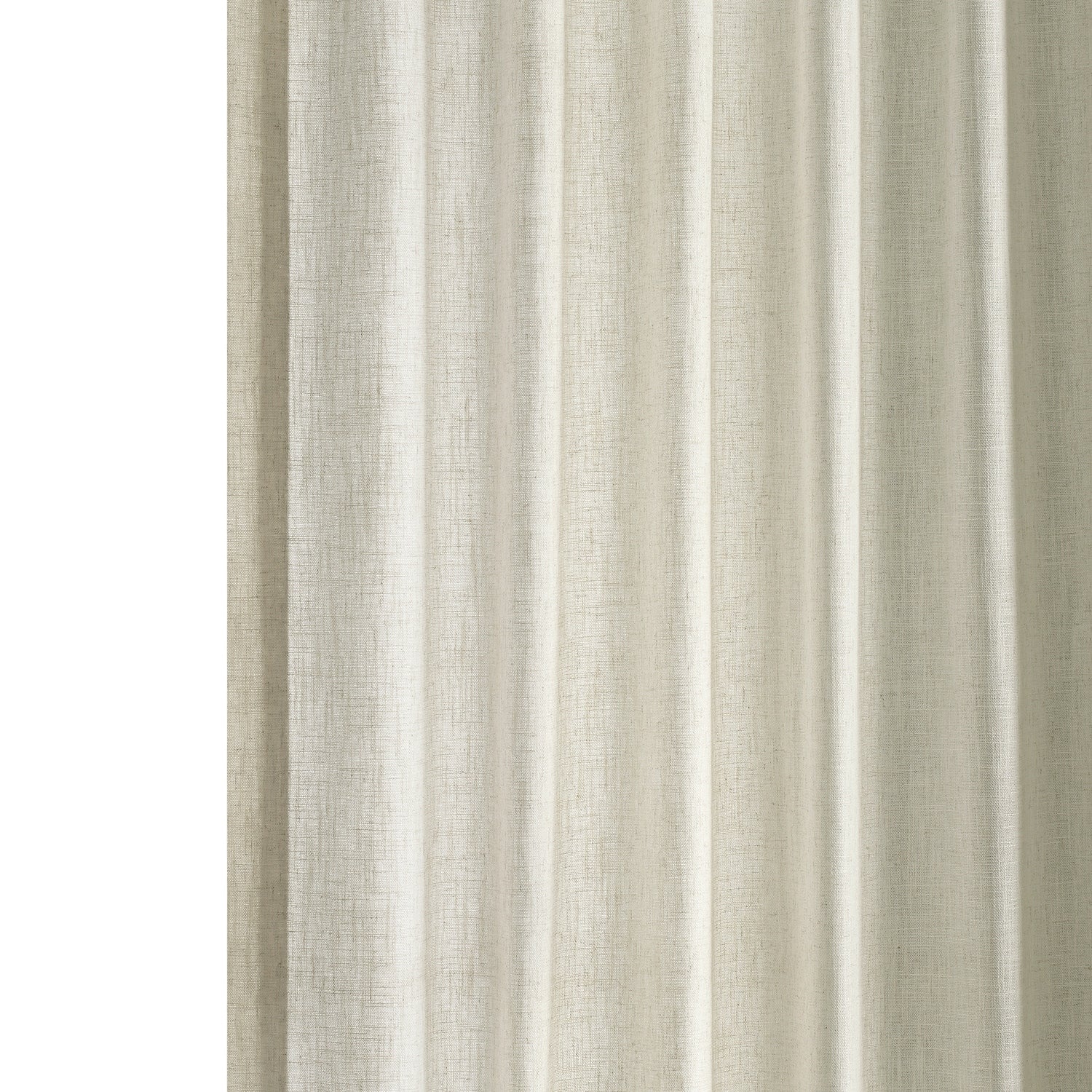 Exclusive Fabrics Heavy Faux Linen Light Filtering Curtains For Bedroom, Living Room (1 Panel)