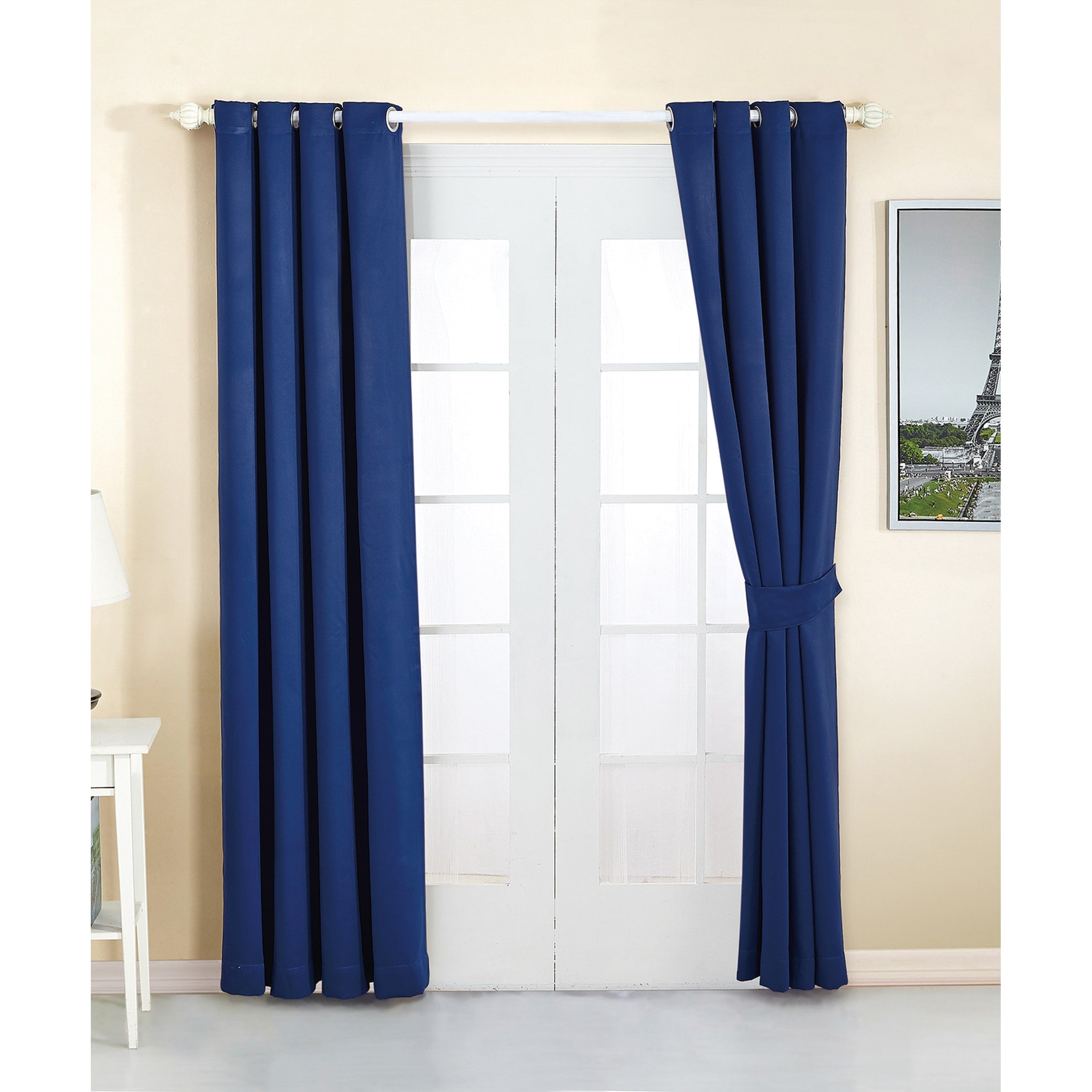 Blackout Window Panel Curtain Set (2 Panels and 2 matching Tie Backs)