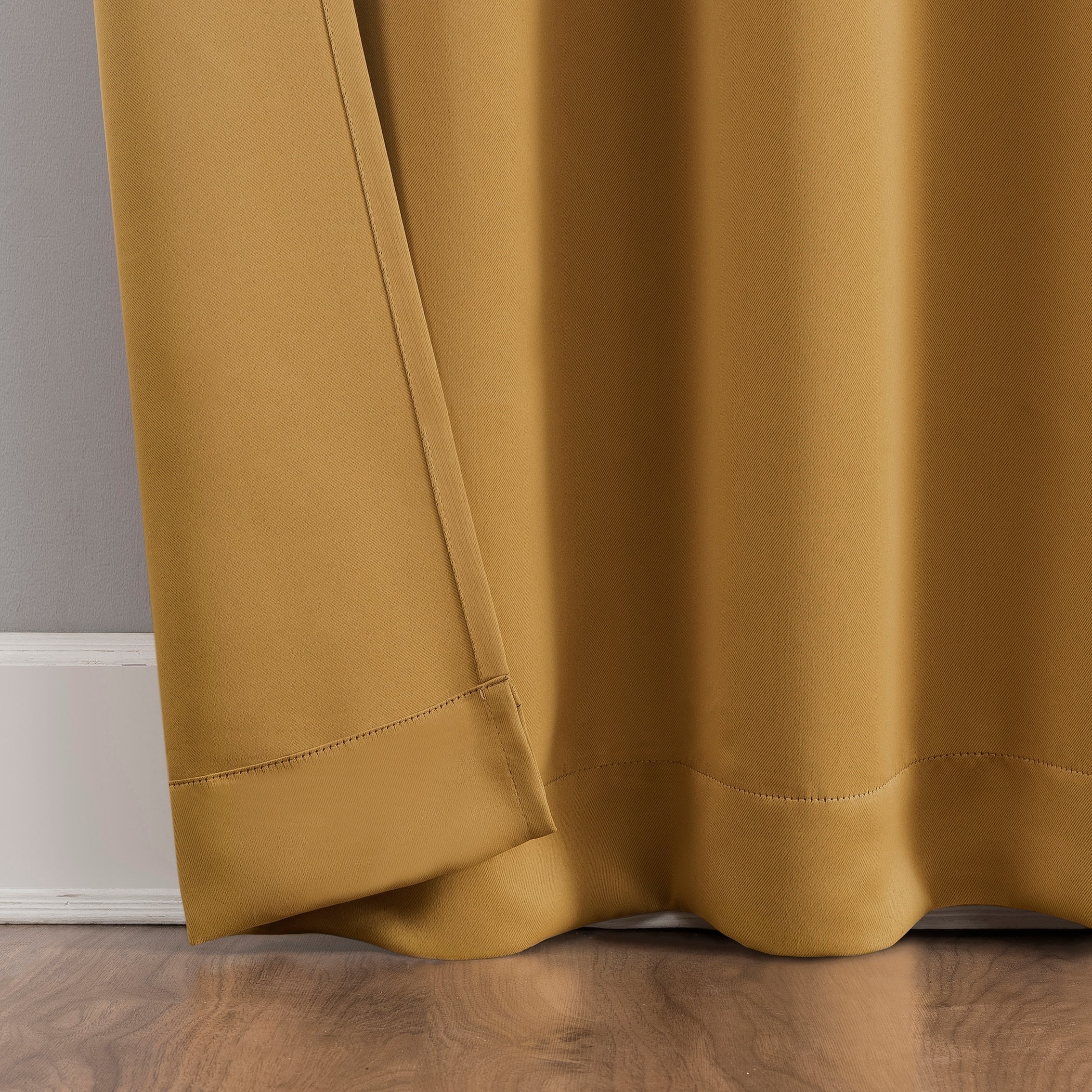 Sun Zero Hayden Energy Saving Blackout Rod Pocket 1-Piece Curtain Panel, Single Panel