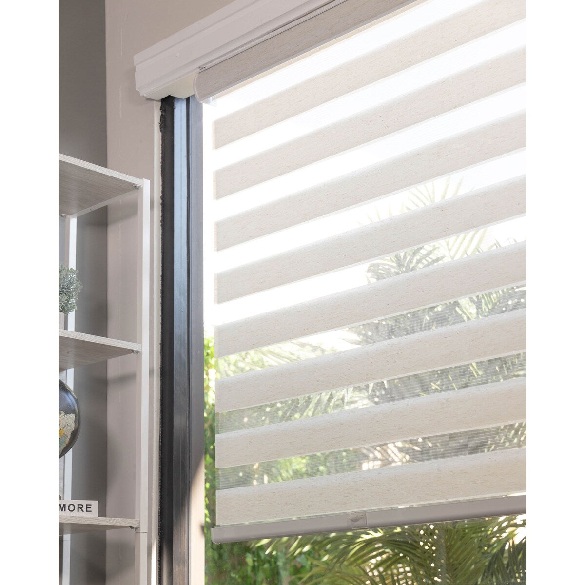 CHICOLOGY Everyday Cordless Light Filtering Zebra Window Shades