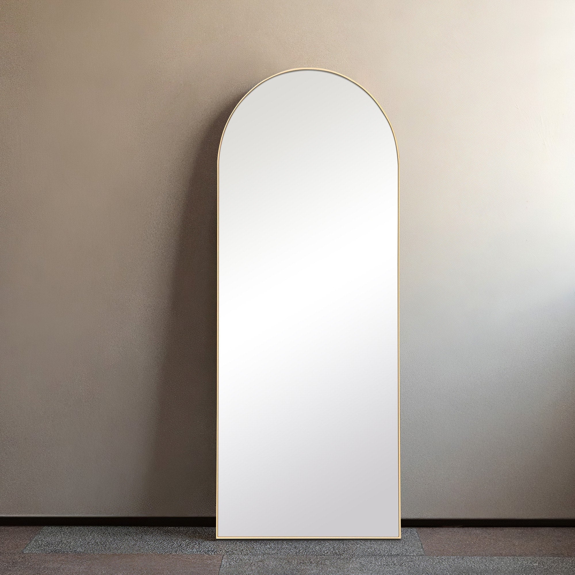 Dovelina Arched Full Length Floor Wall Mirror Standing Mirror