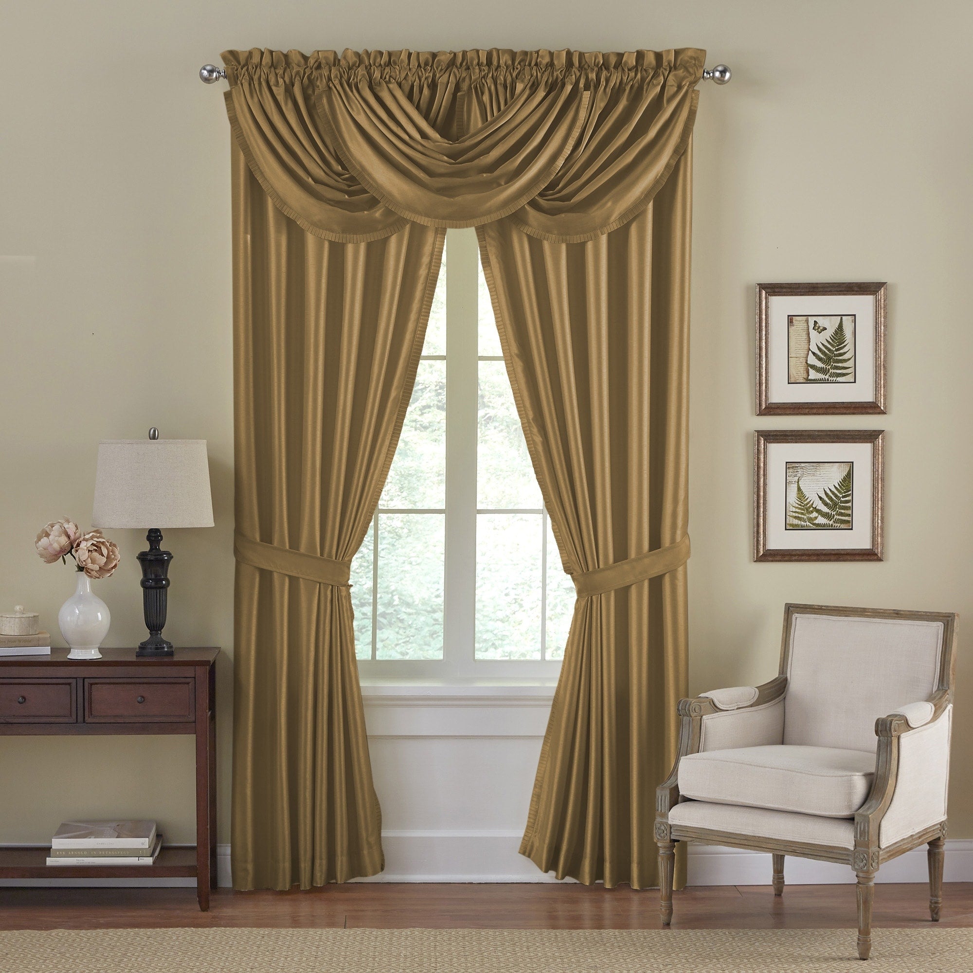 Elrene Versailles Pleated Blackout Curtain Panel